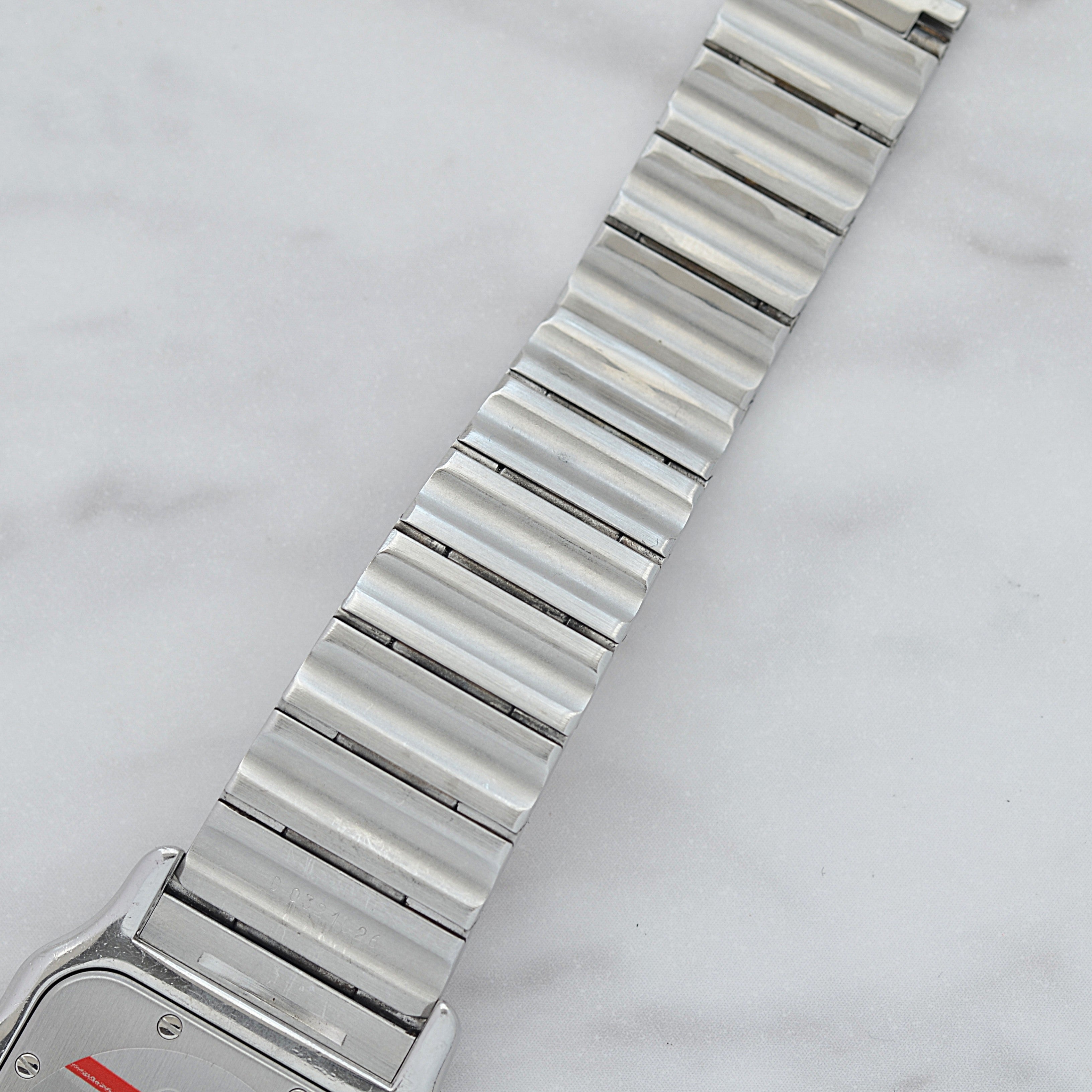 【Cartier】カルティエ サントスガルベ LMクォーツ 18KYG×SS カルティエコンプリートサービス済み