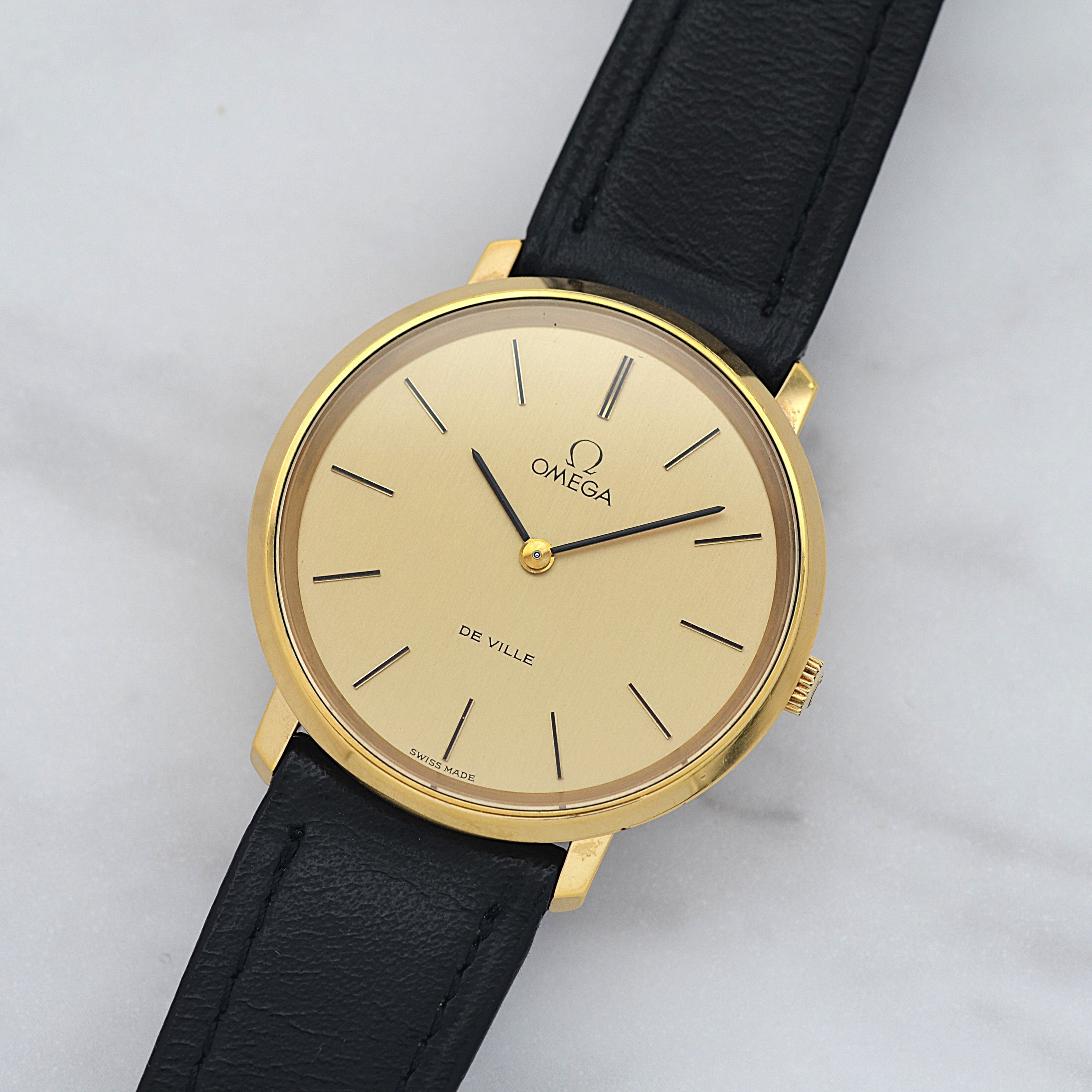 [歐米茄] 歐米茄碟飛GP圓形金錶