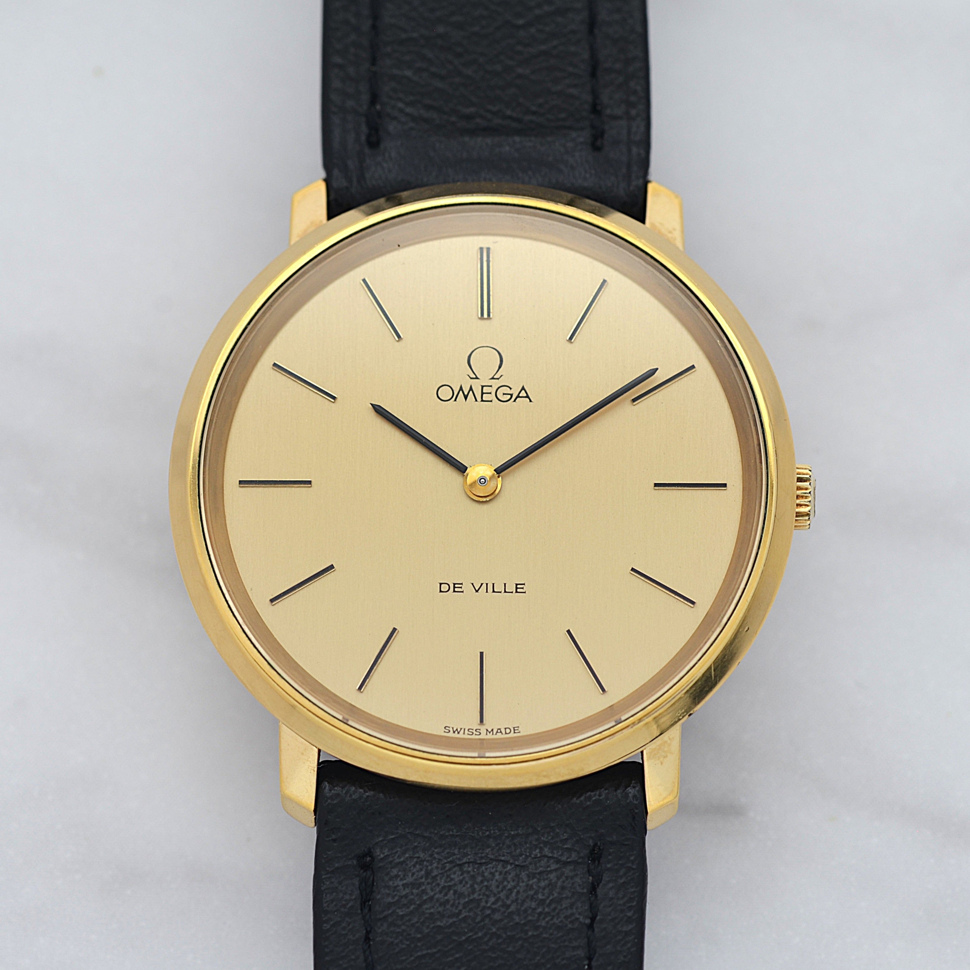 [歐米茄] 歐米茄碟飛GP圓形金錶