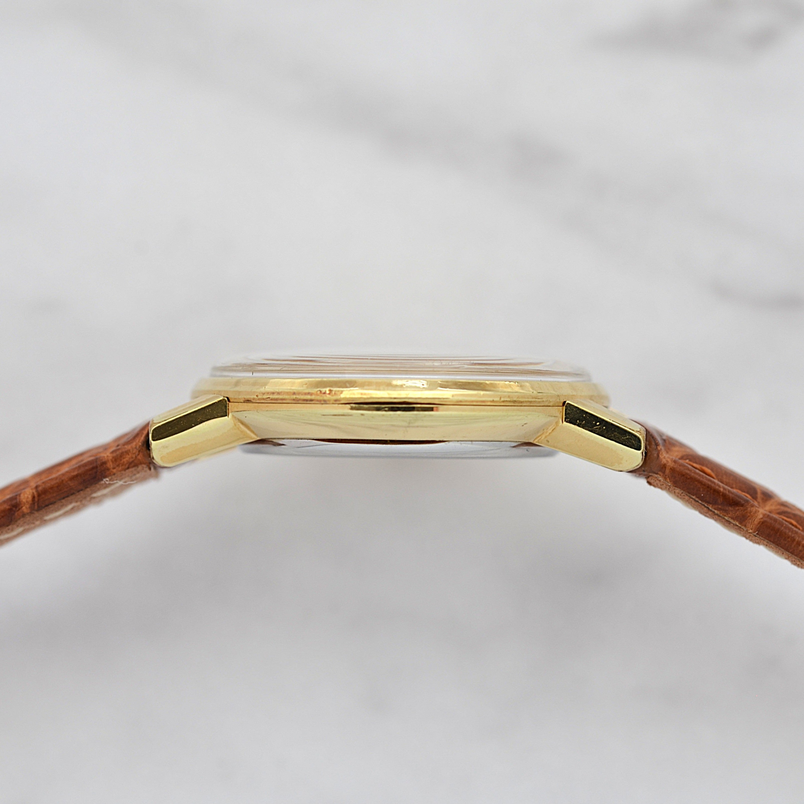 【OMEGA】オメガ ジュネーヴ GP ラウンド Silver Roman 純正尾錠付き