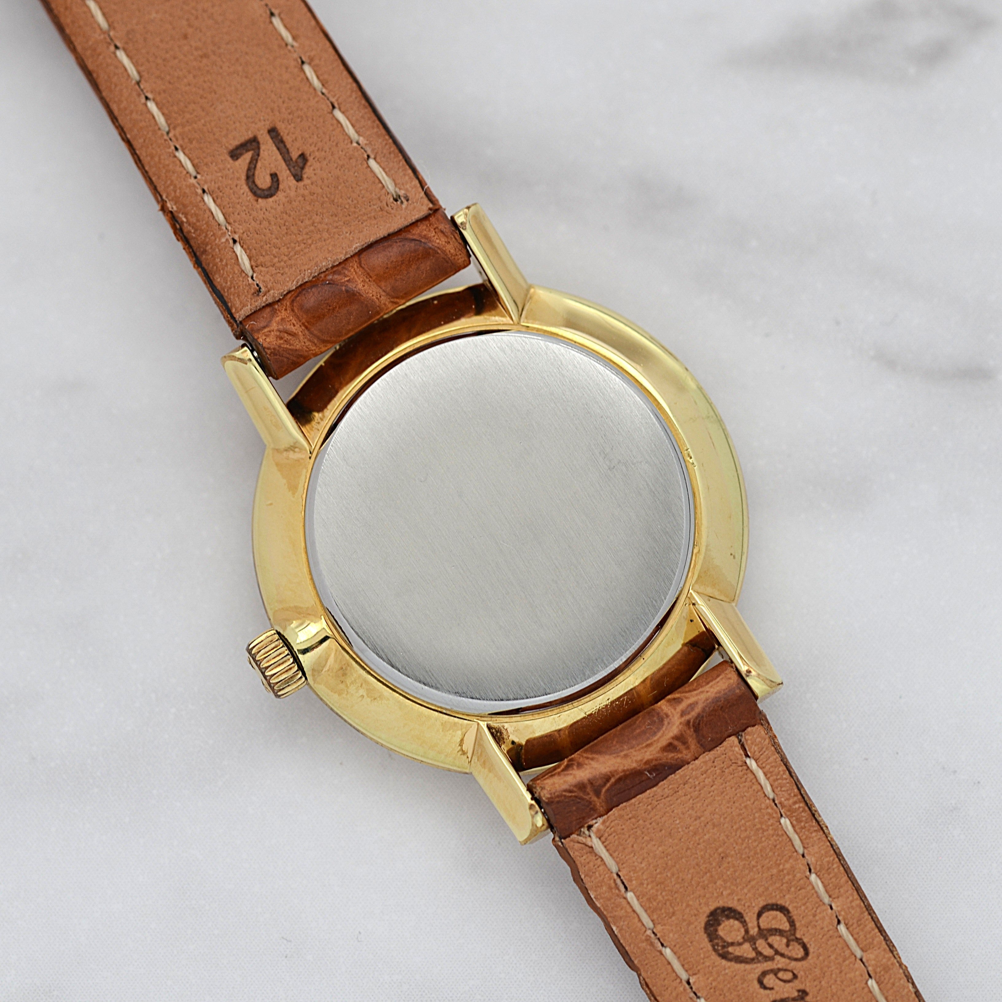 【OMEGA】オメガ ジュネーヴ GP ラウンド Silver Roman 純正尾錠付き