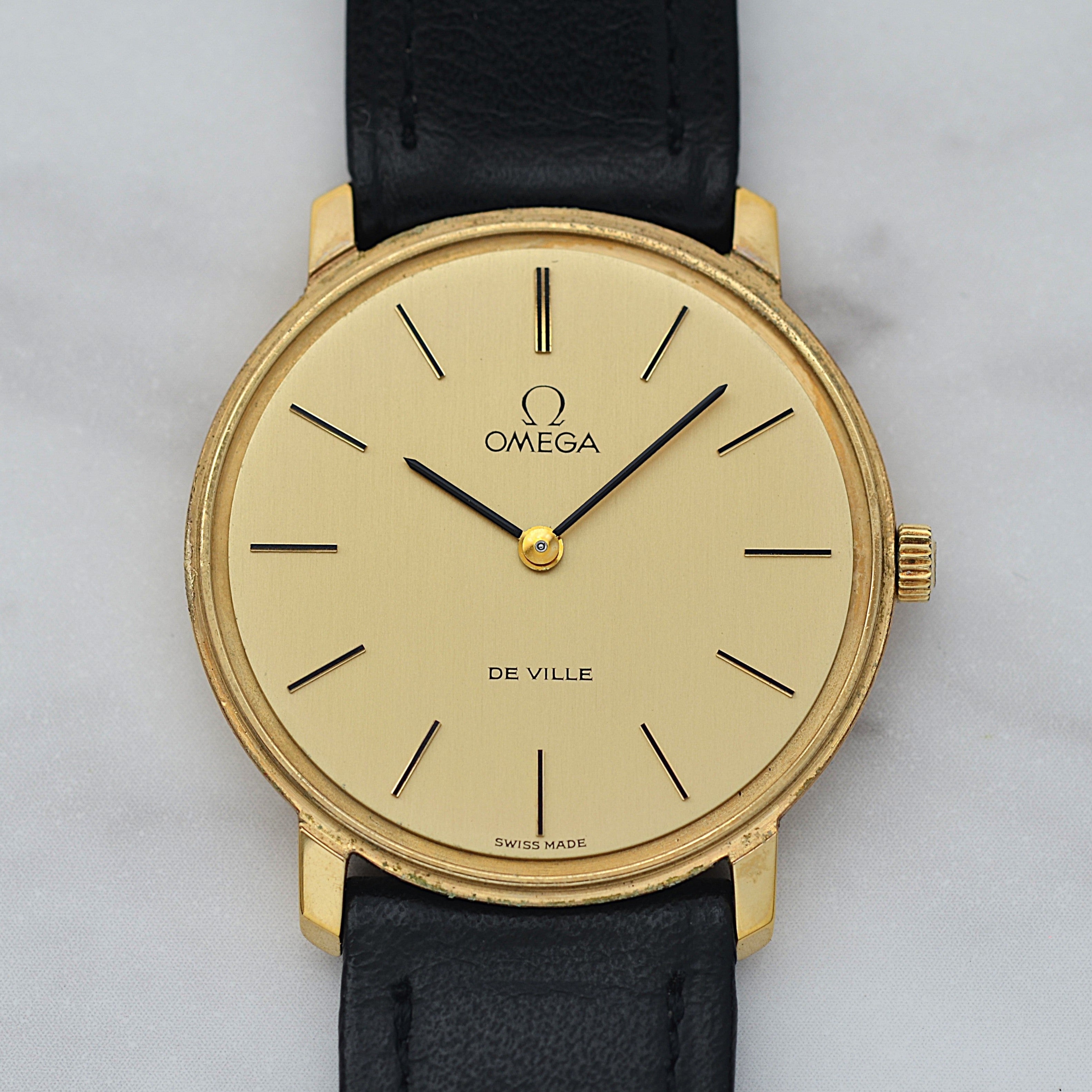 [歐米茄] 歐米茄碟飛GP圓形金錶