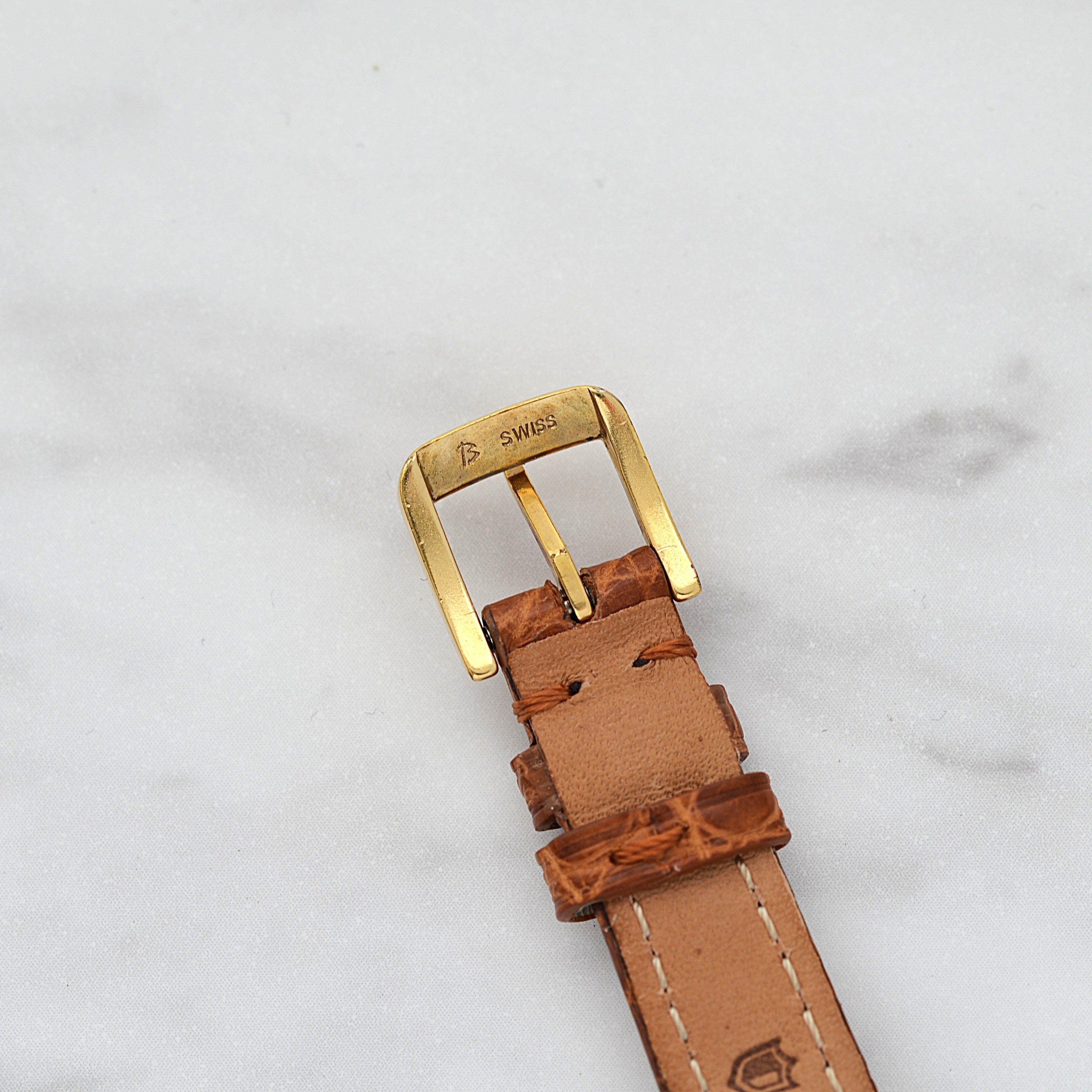 【OMEGA】オメガ ジュネーヴ GP ラウンド Silver Roman 純正尾錠付き