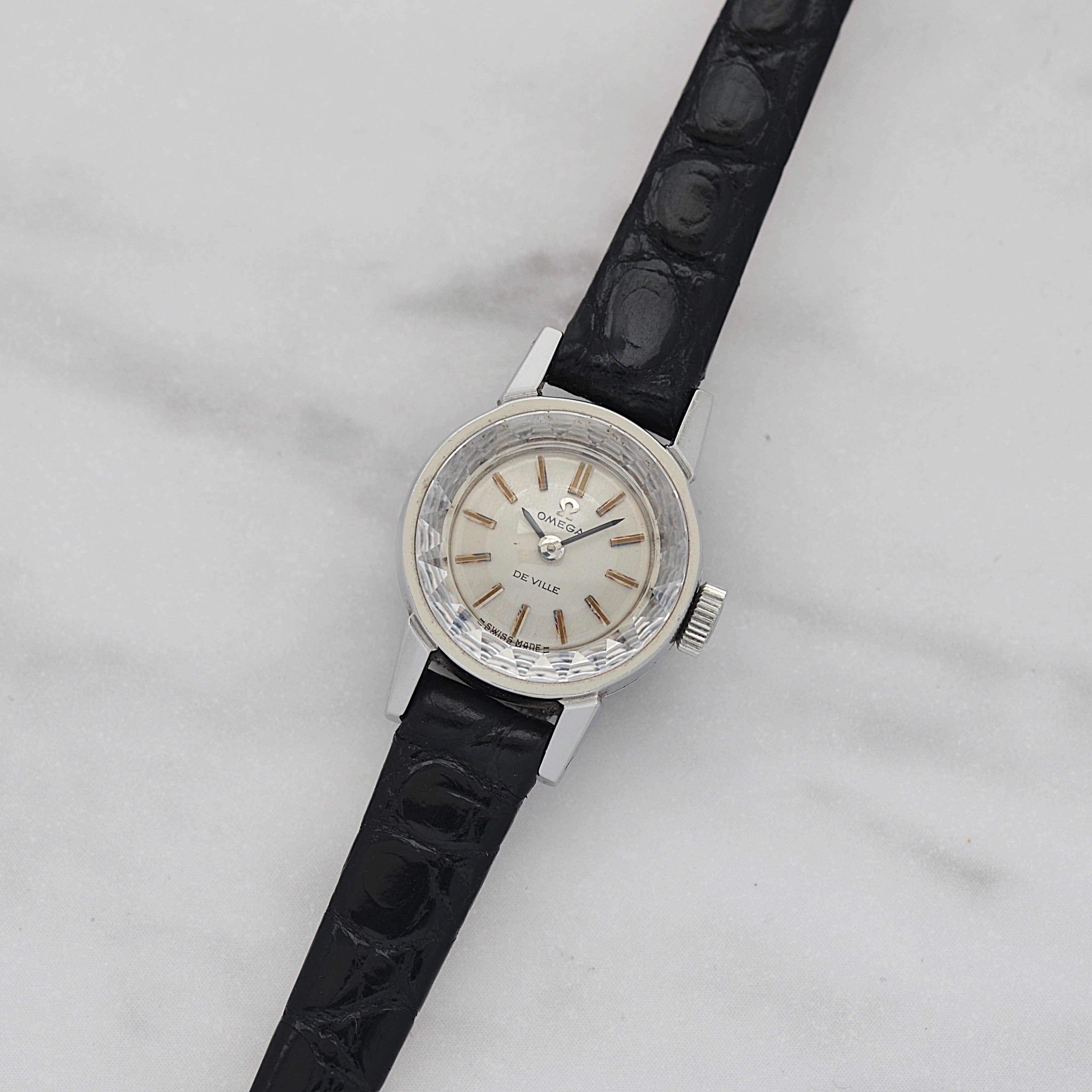 【OMEGA】オメガ デヴィル SS カットガラス デッドストック