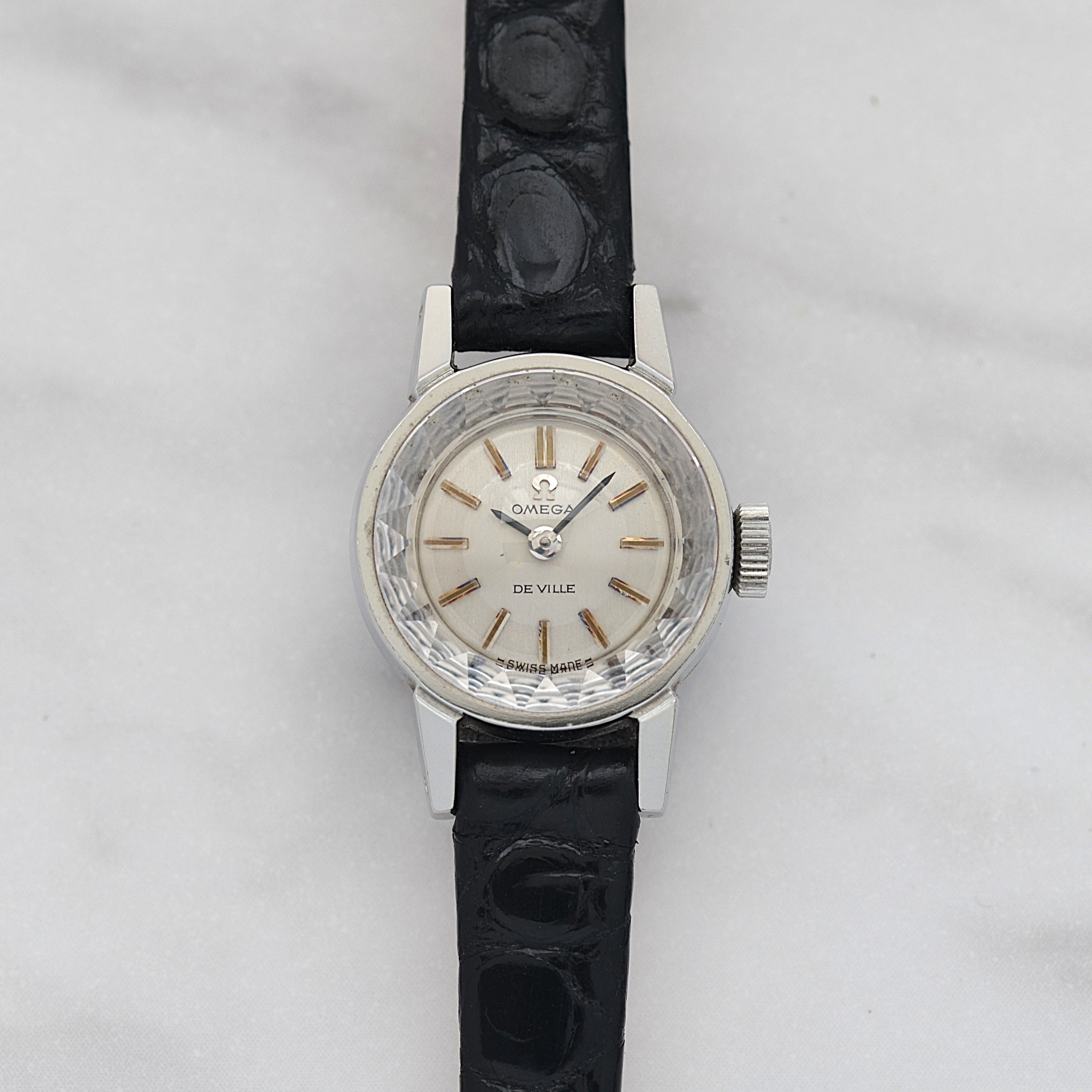 【OMEGA】オメガ デヴィル SS カットガラス デッドストック