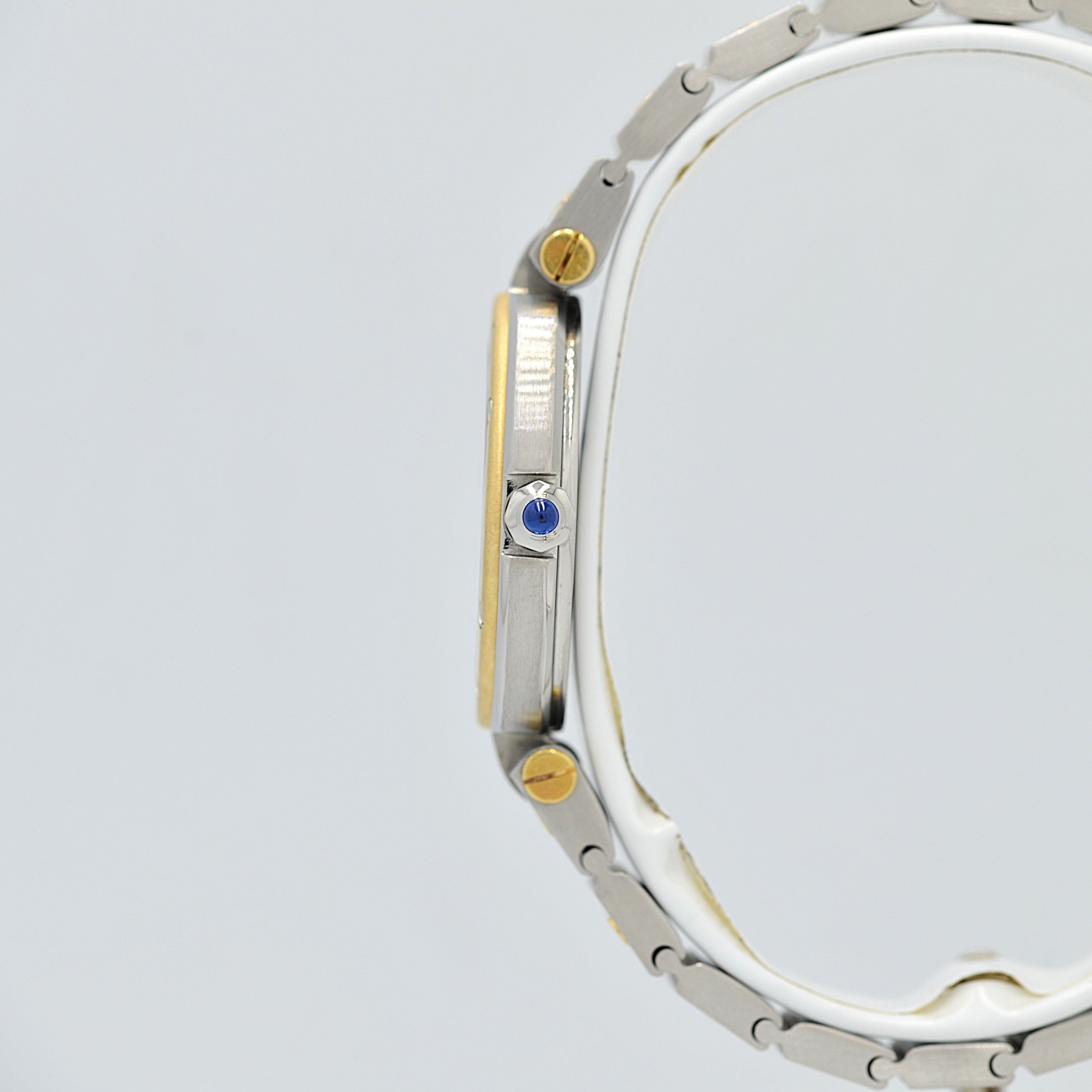 【Cartier】カルティエ サントスヴァンドーム SM 18KYG×SS カルティエコンプリートサービス済み