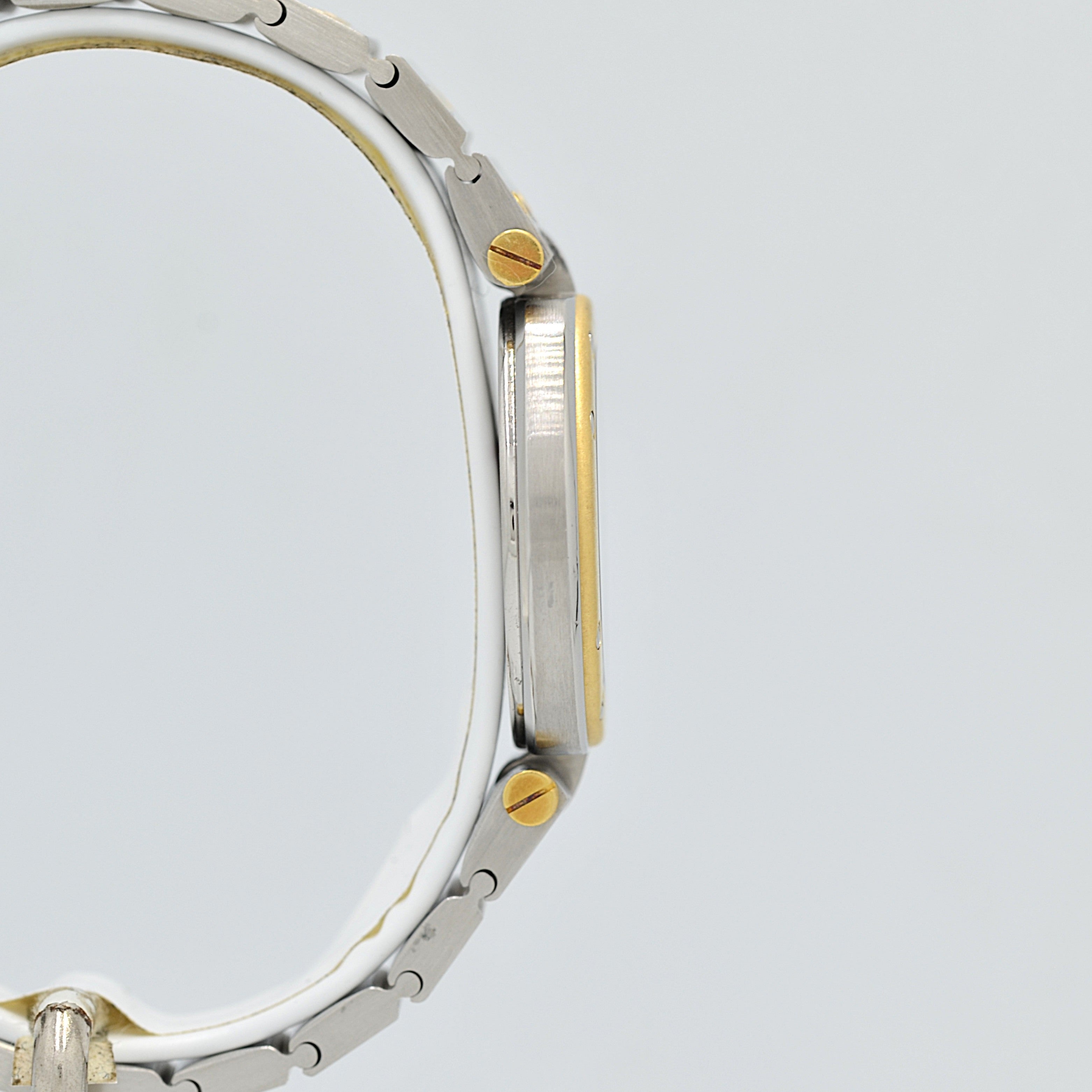 【Cartier】カルティエ サントスヴァンドーム SM 18KYG×SS カルティエコンプリートサービス済み