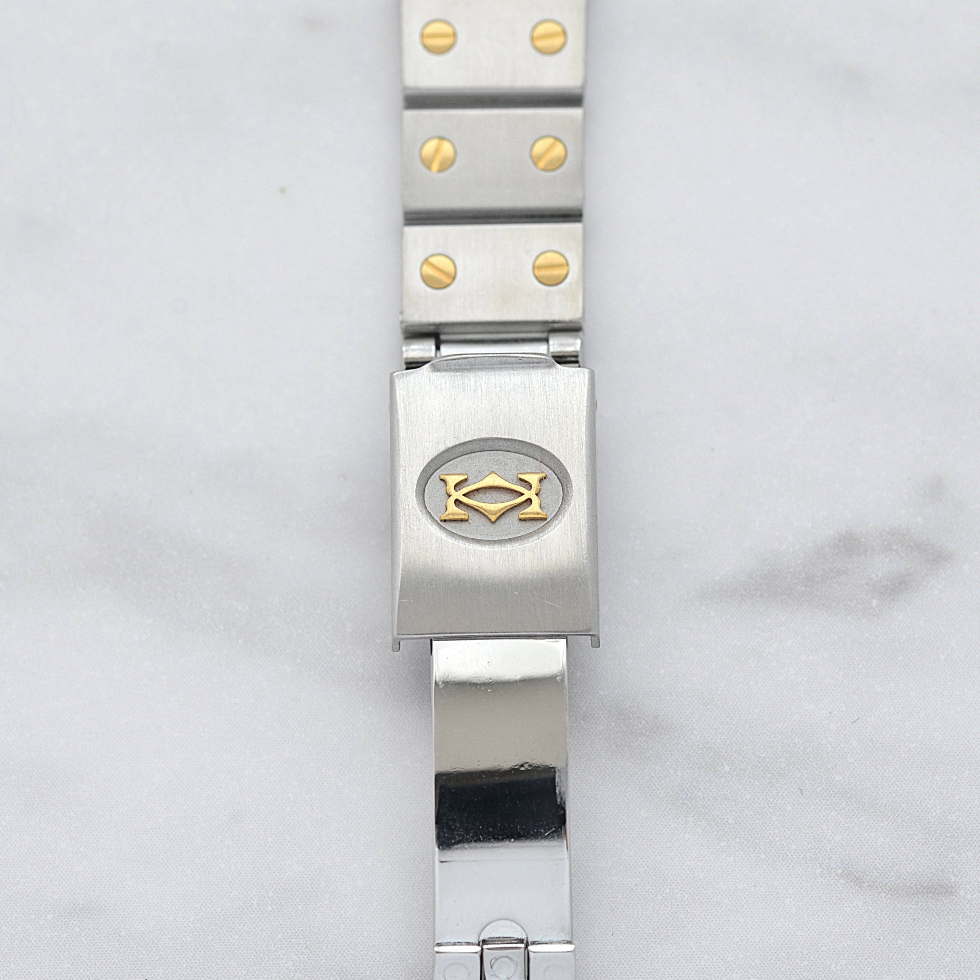 【Cartier】カルティエ サントスヴァンドーム SM 18KYG×SS カルティエコンプリートサービス済み