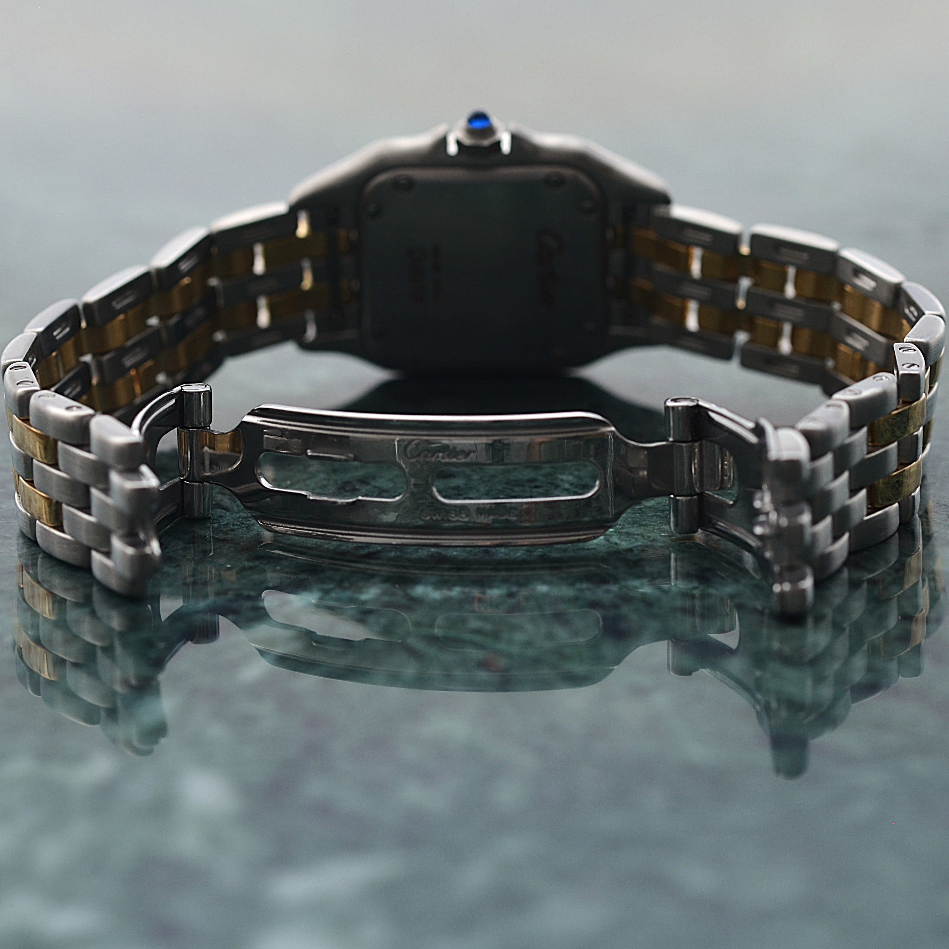 [Cartier] Cartier Panthère SM 2-Row 18K Yellow Gold x Stainless Steel. Complete Cartier Service.