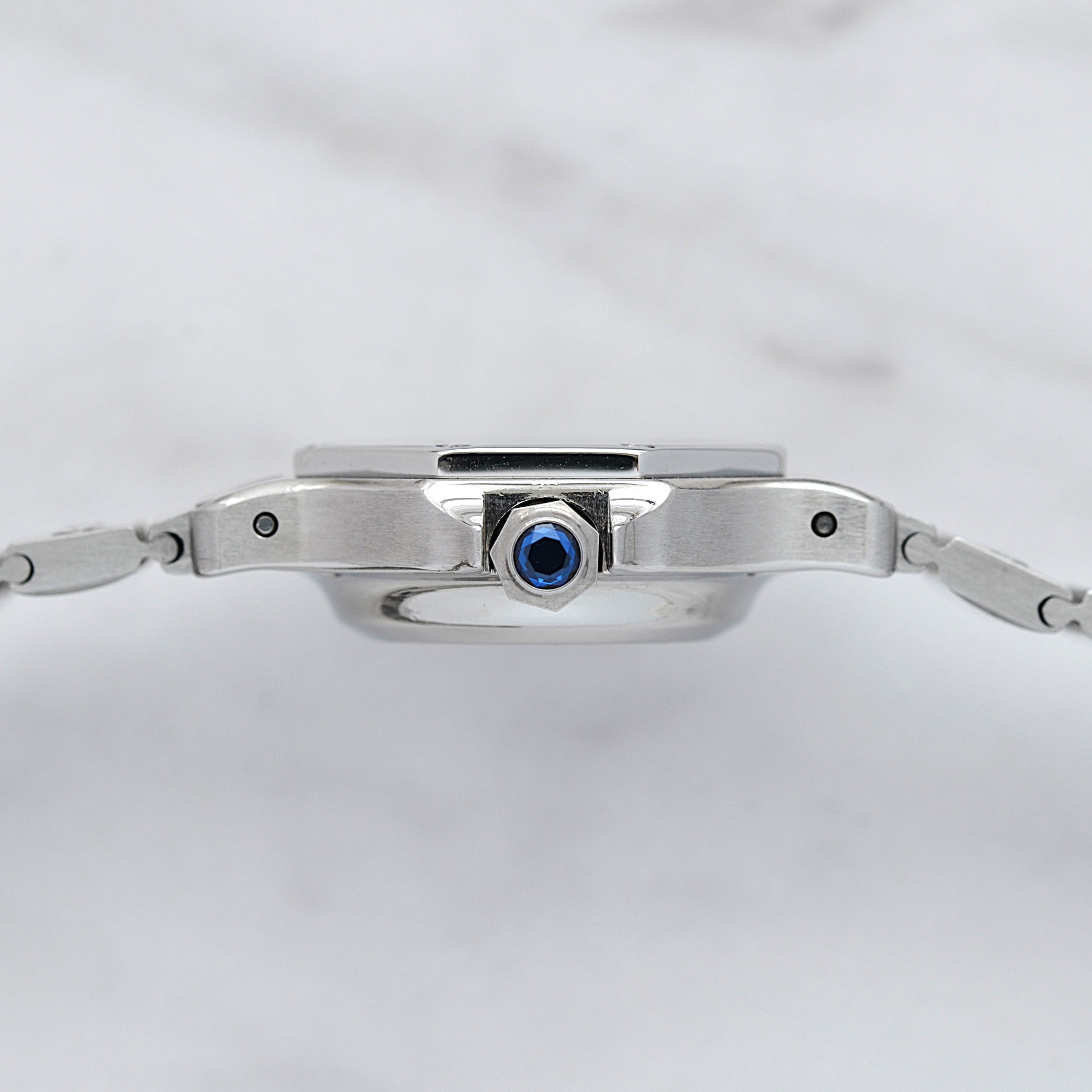 【Cartier】カルティエ サントスオクタゴンSM ステンレス カルティエコンプリートサービス済み