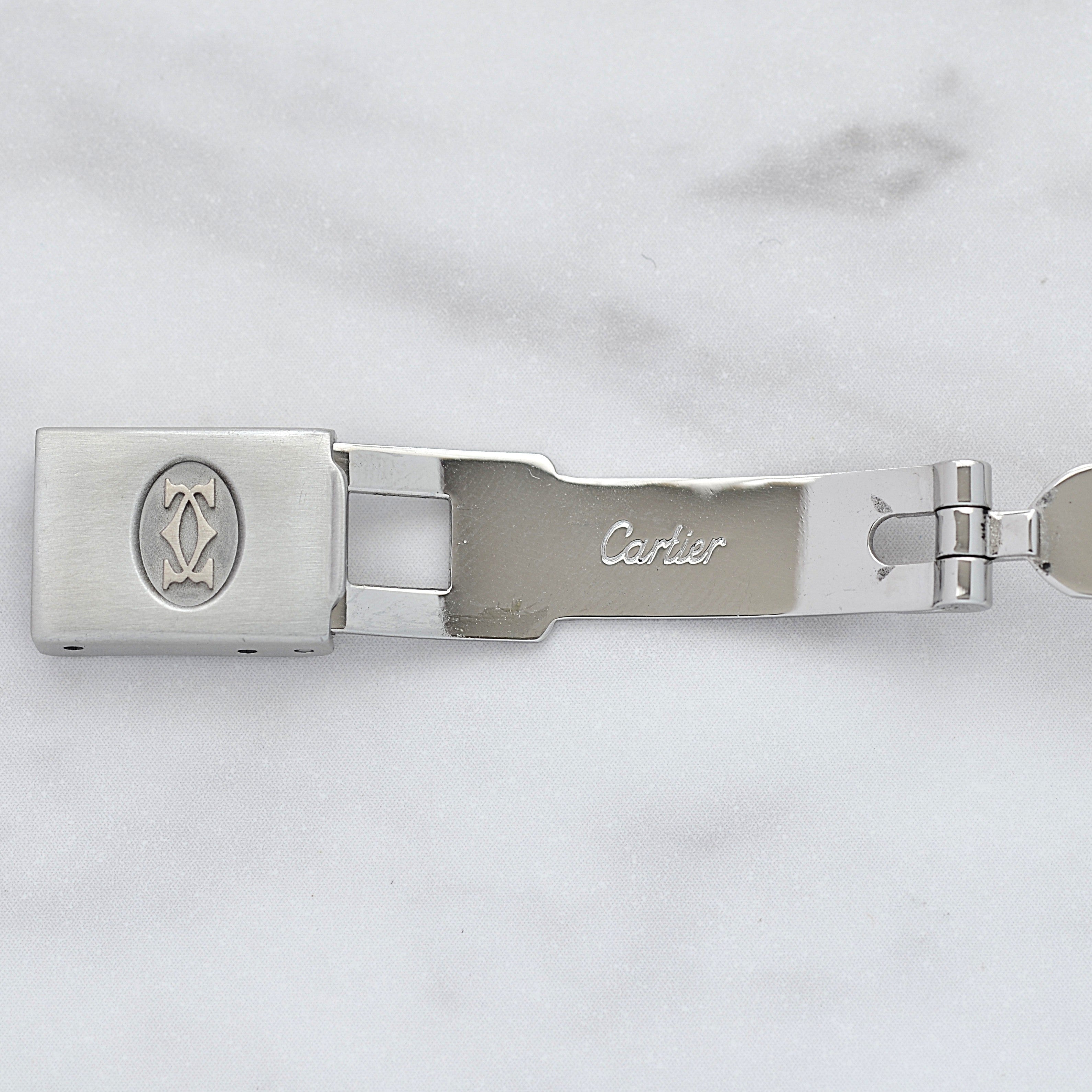 【Cartier】カルティエ サントスオクタゴンSM ステンレス カルティエコンプリートサービス済み