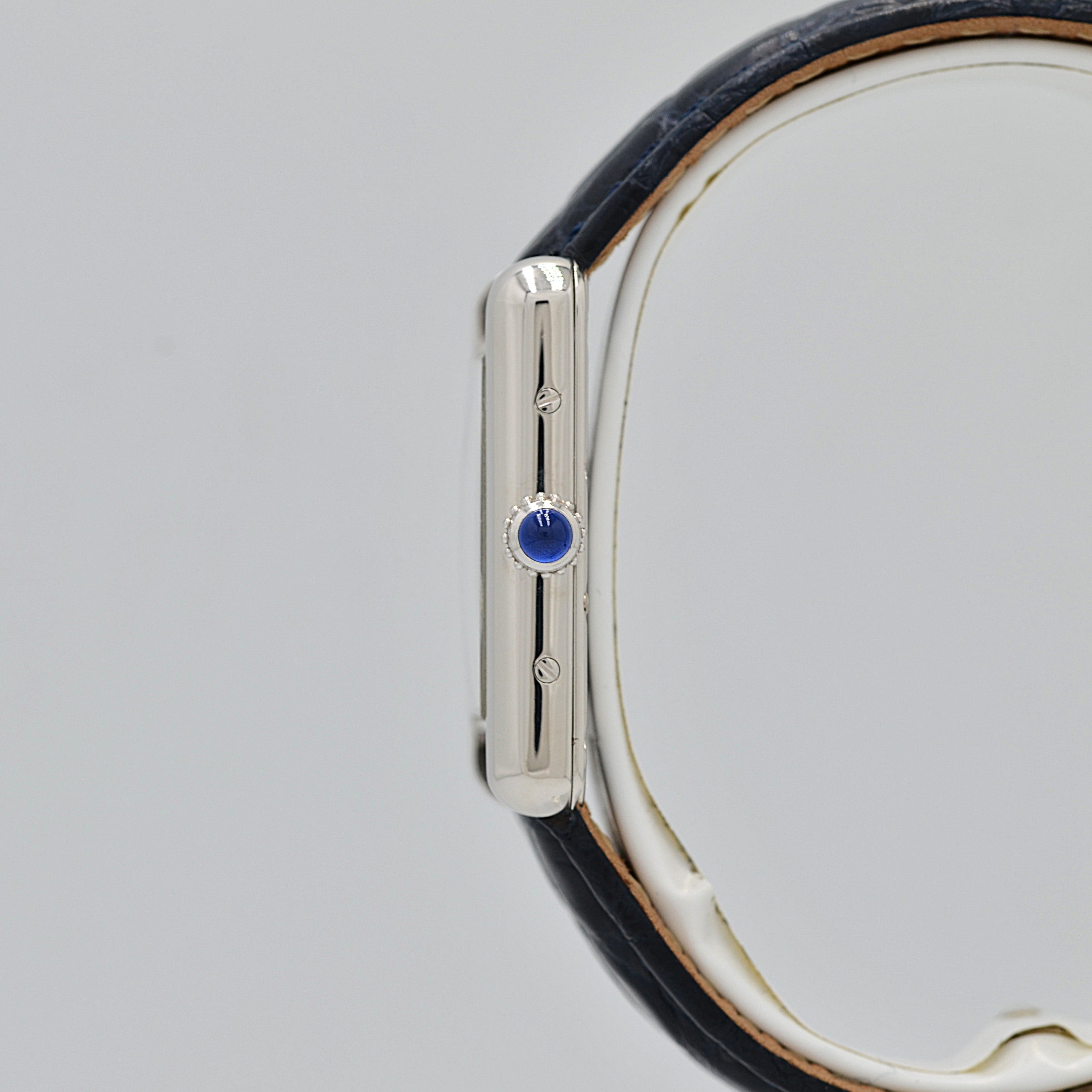 【Cartier】カルティエ マストタンクSM 後期型 飛びローマ 純正Dバックル付き