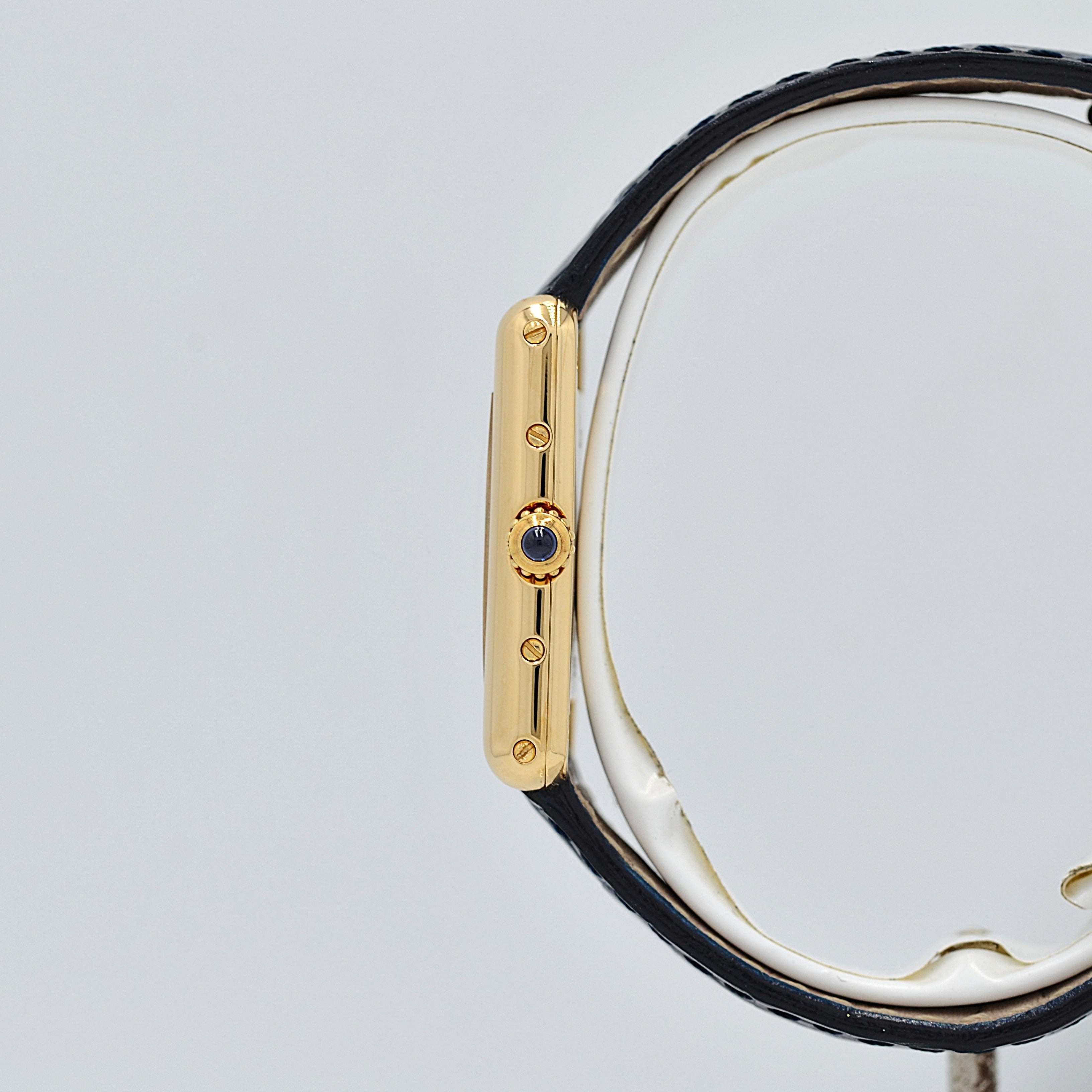 【Cartier】カルティエ タンクルイカルティエSM 18KYG カルティエコンプリートサービス済み