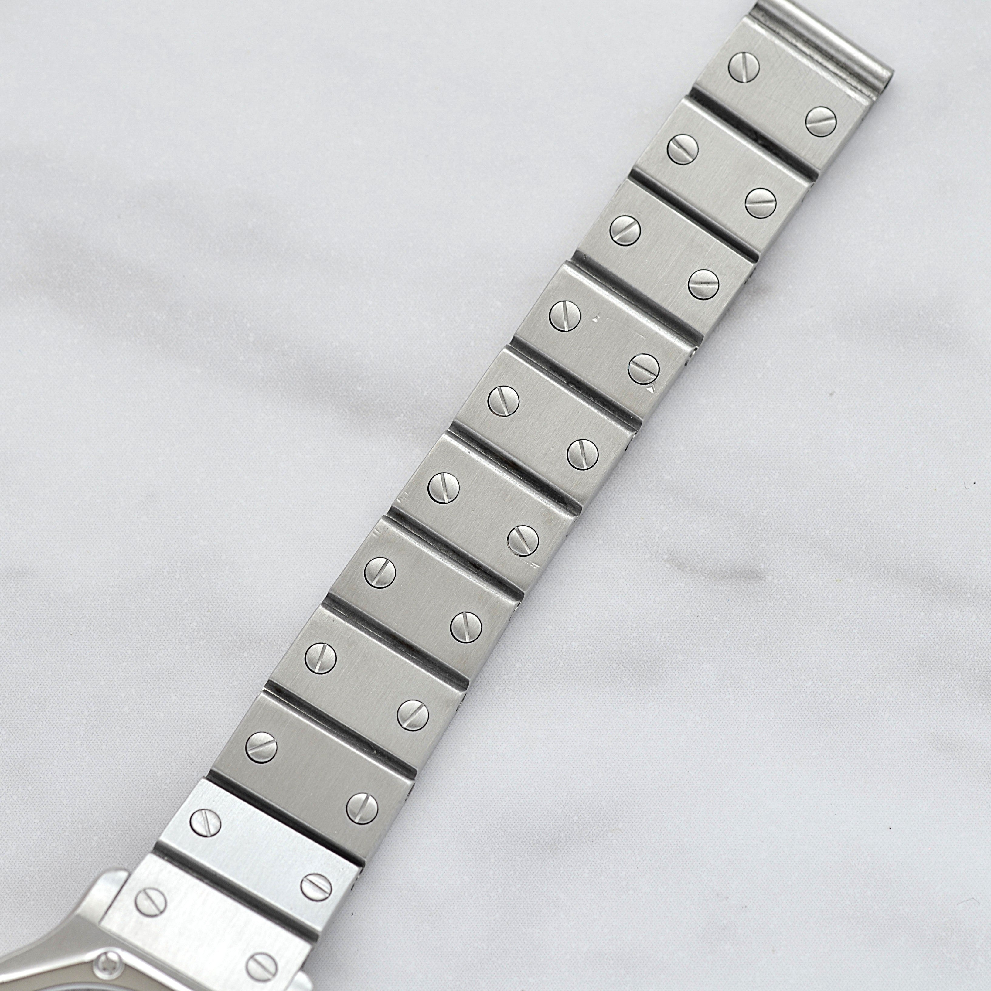 【Cartier】カルティエ サントスオクタゴンSM ステンレス カルティエコンプリートサービス済み