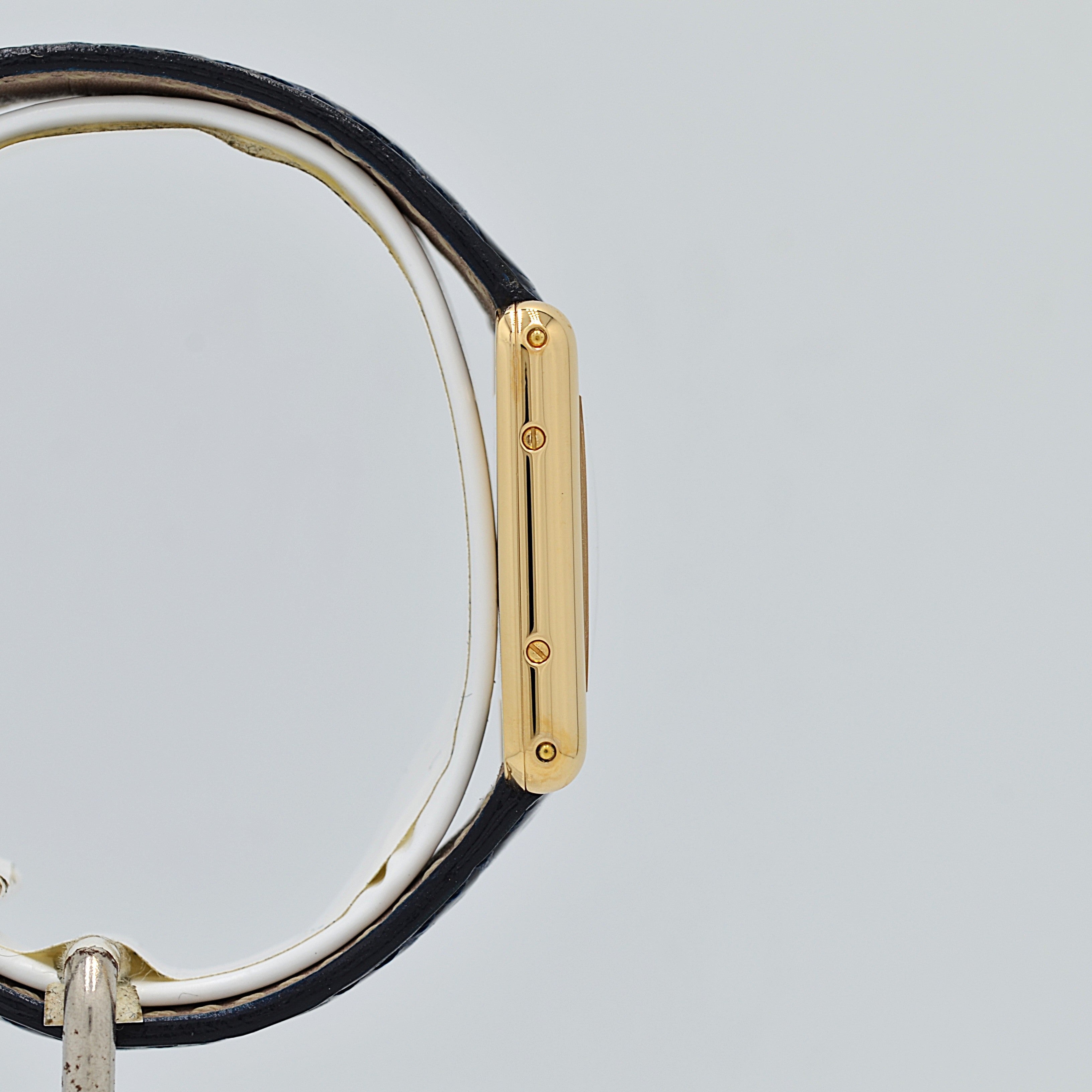 【Cartier】カルティエ タンクルイカルティエSM 18KYG カルティエコンプリートサービス済み