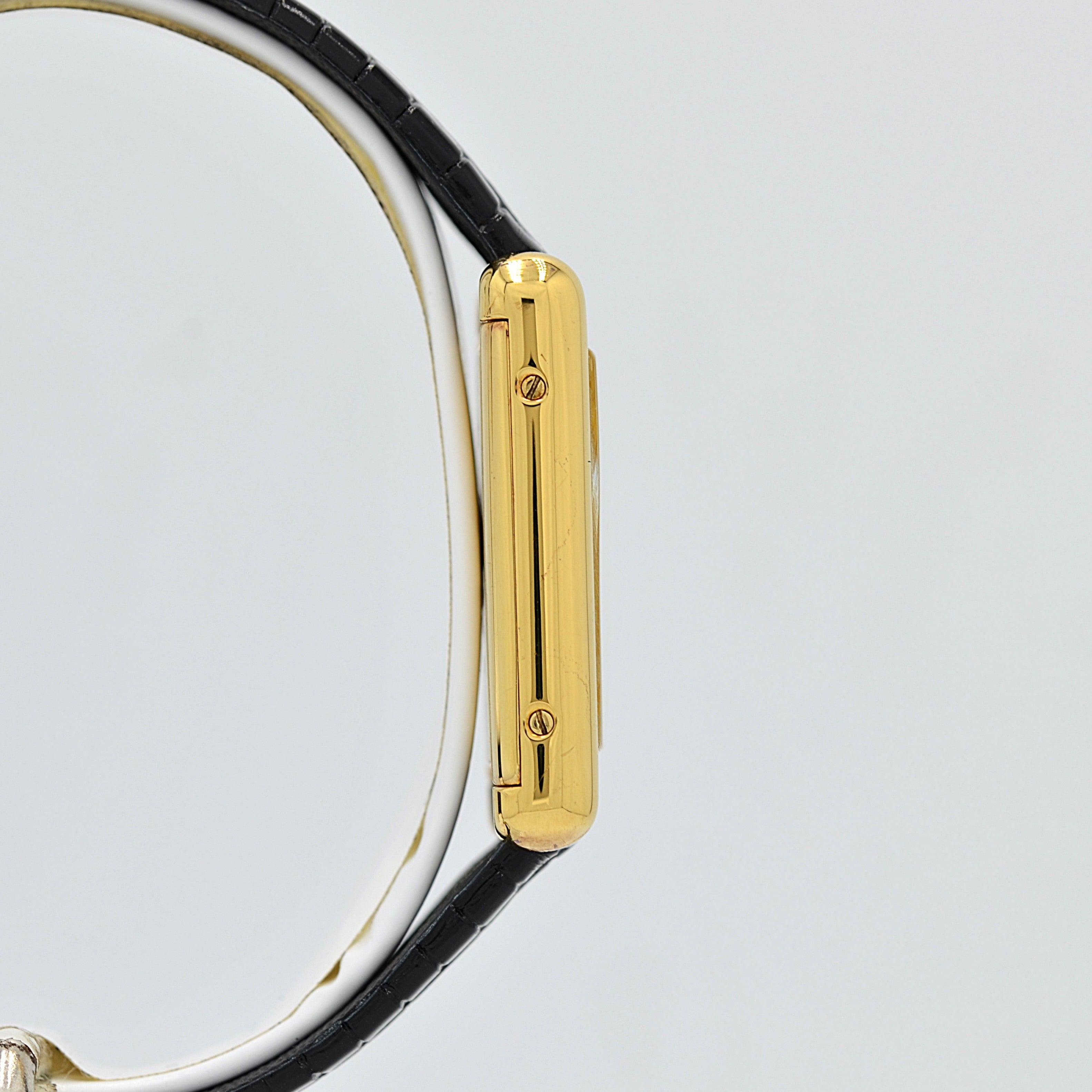 【Cartier】カルティエ マストタンクLM アイボリーローマ 手巻き 付属品完備