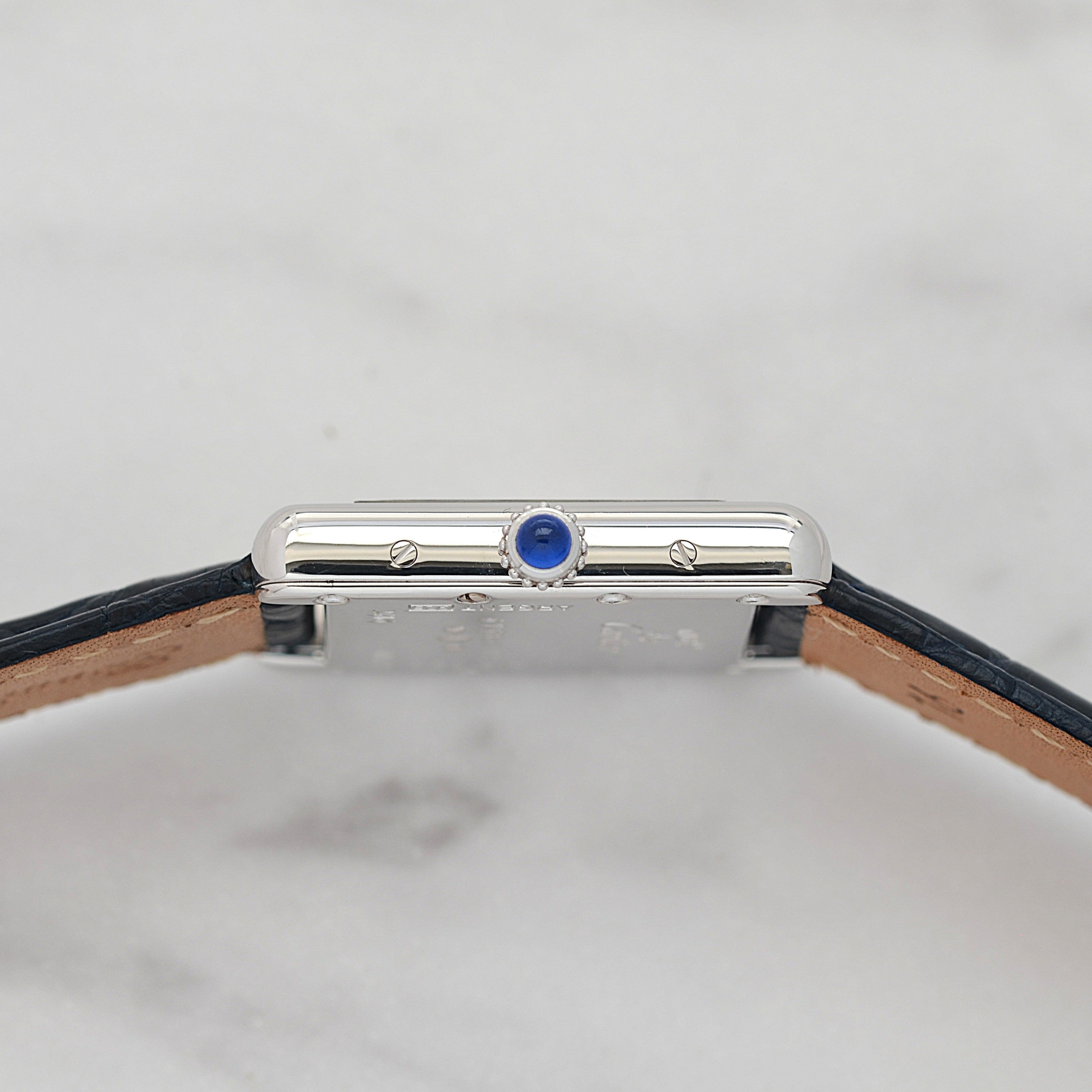 【Cartier】カルティエ マストタンクSM 後期型 飛びローマ 純正Dバックル付き