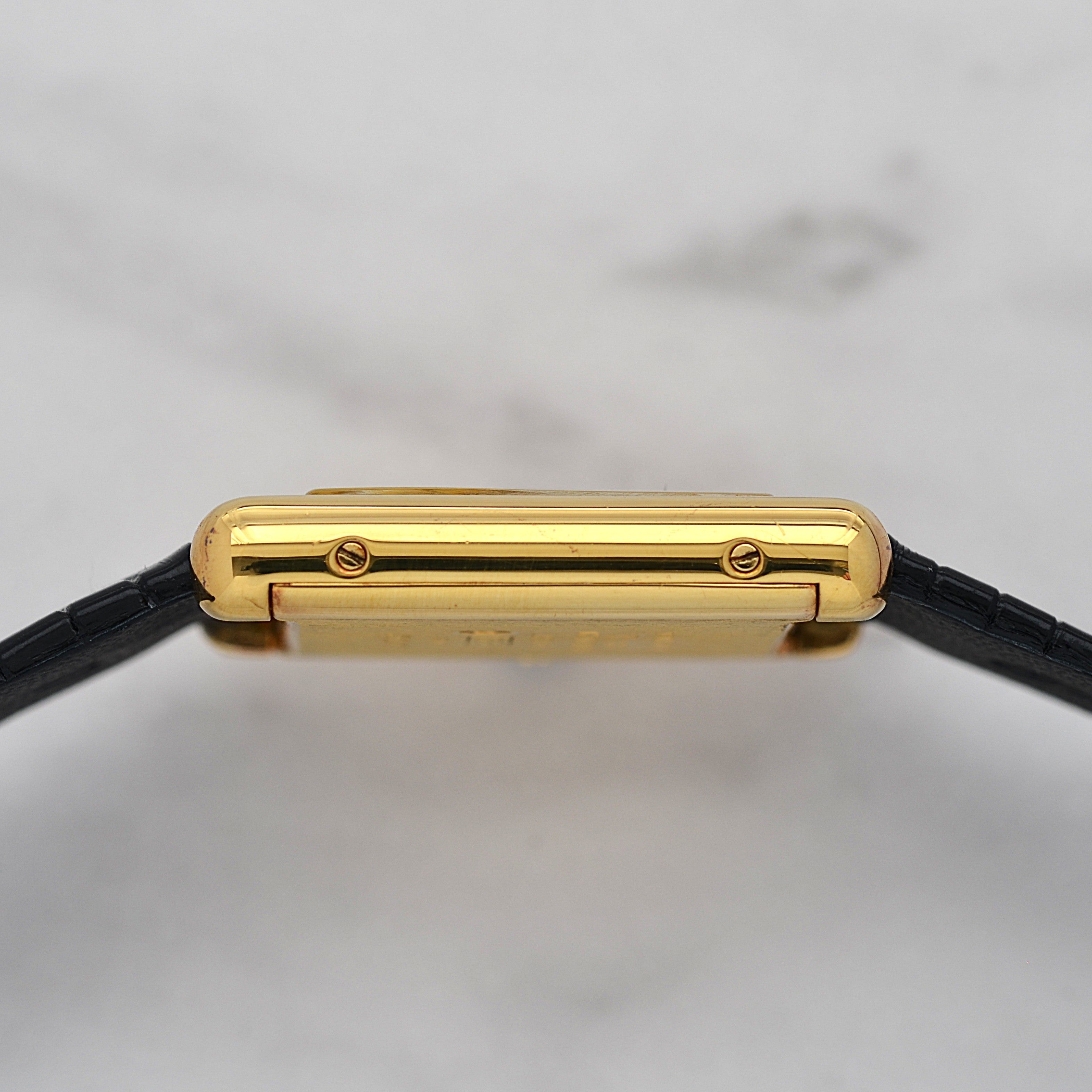 【Cartier】カルティエ マストタンクLM アイボリーローマ 手巻き 付属品完備