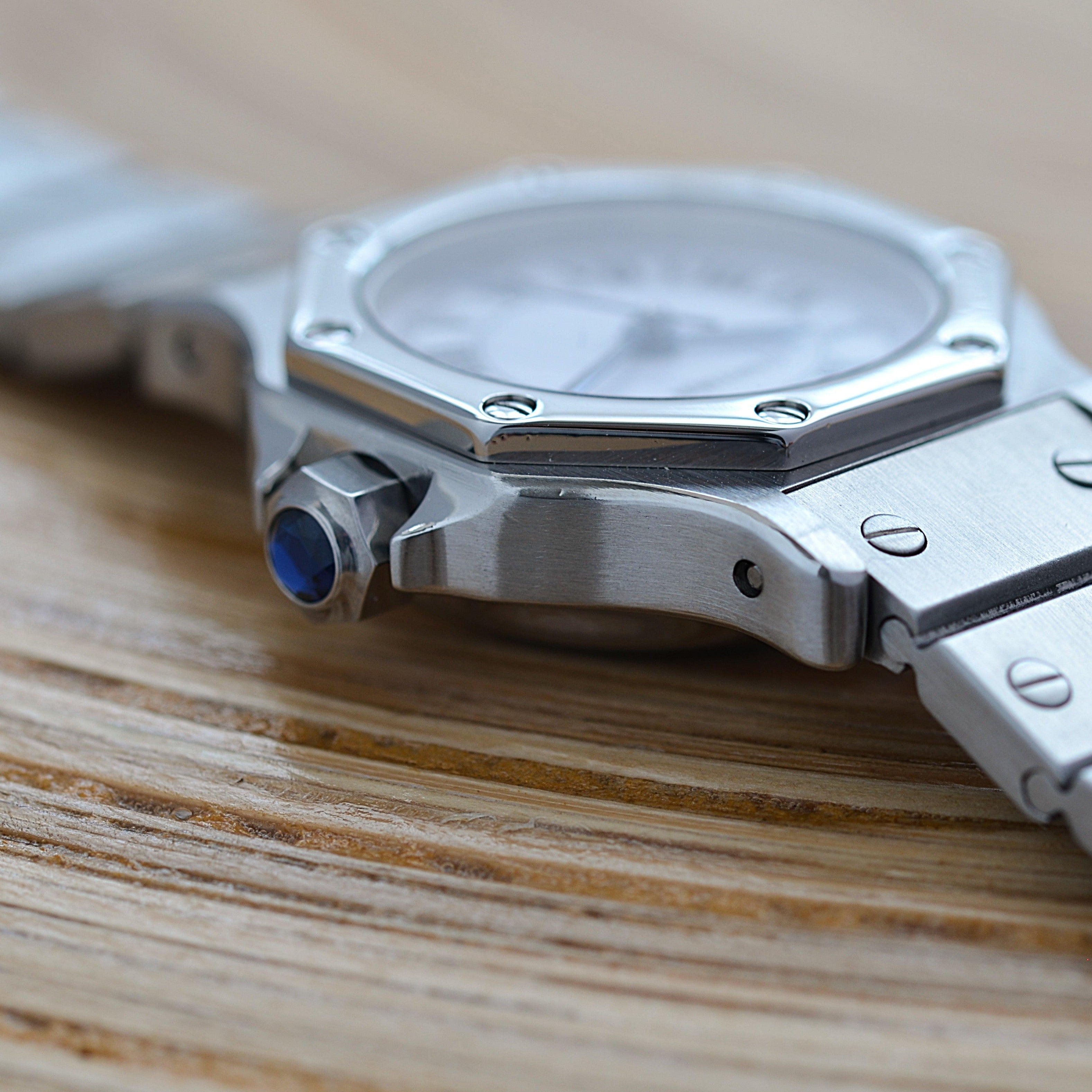 【Cartier】カルティエ サントスオクタゴンSM ステンレス カルティエコンプリートサービス済み