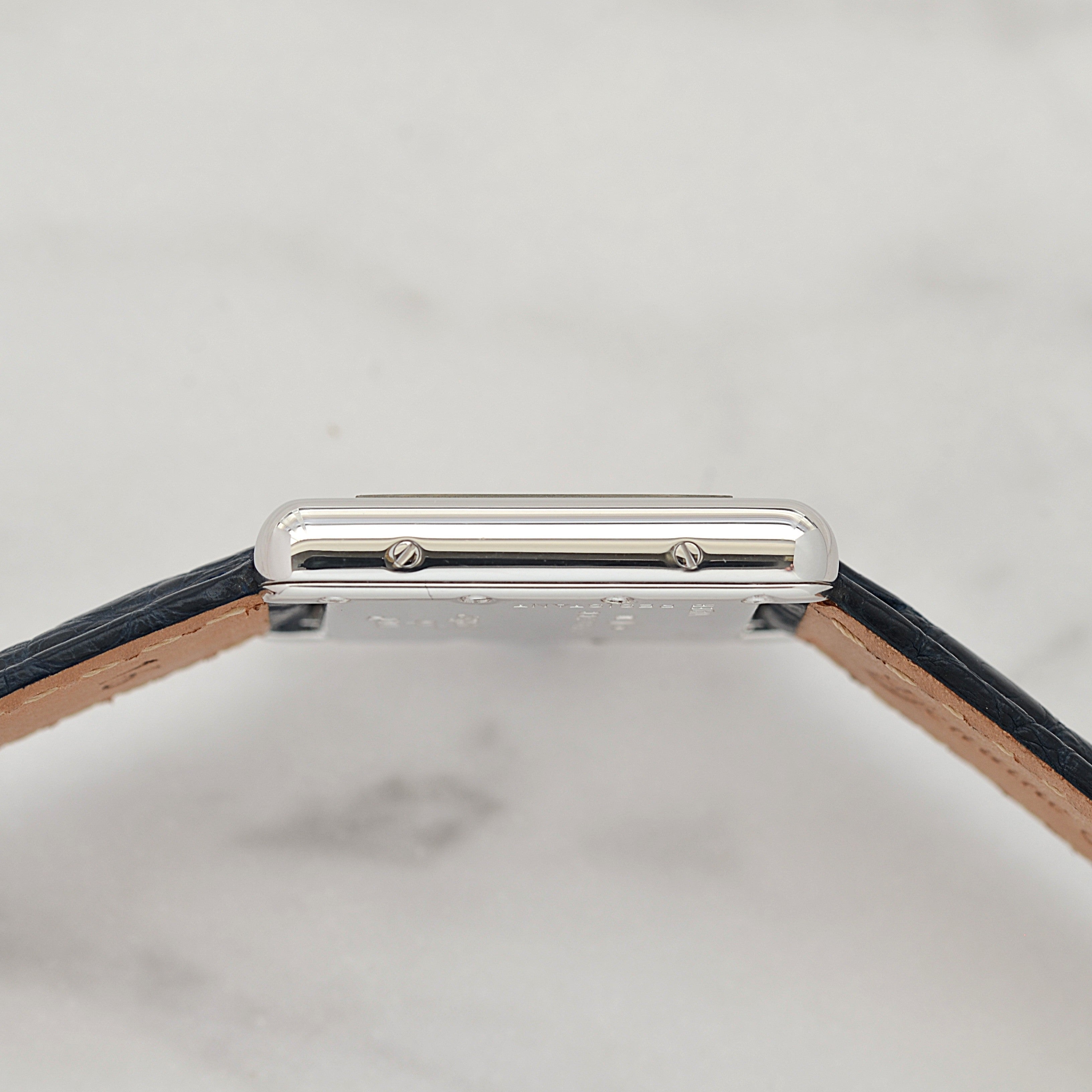 【Cartier】カルティエ マストタンクSM 後期型 飛びローマ 純正Dバックル付き