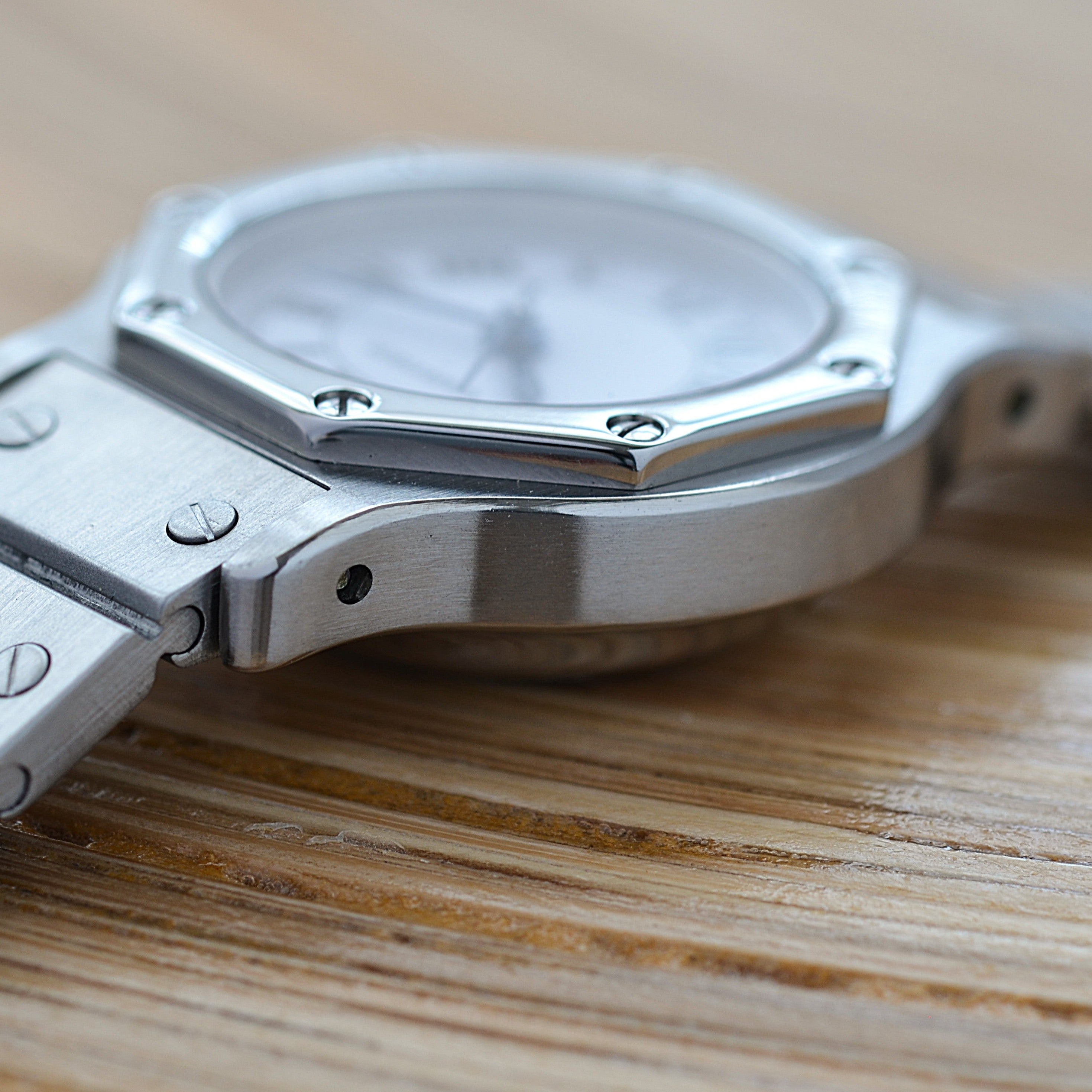 【Cartier】カルティエ サントスオクタゴンSM ステンレス カルティエコンプリートサービス済み