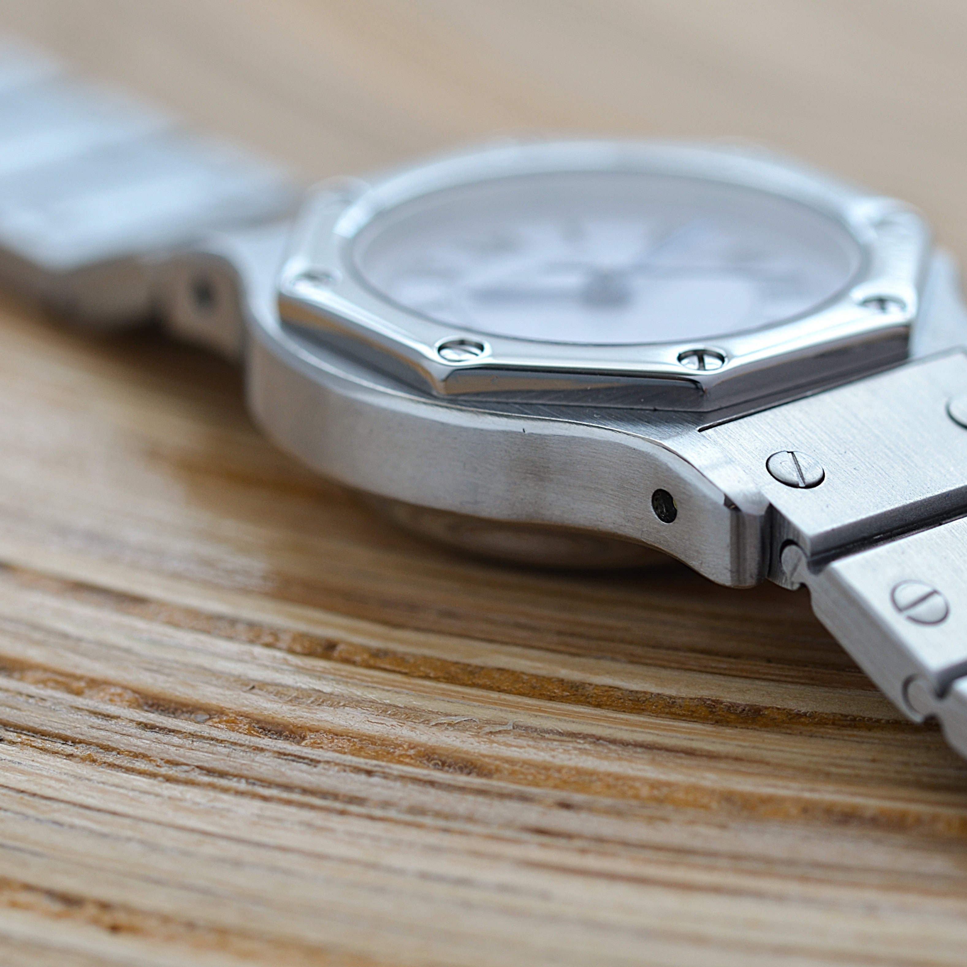 【Cartier】カルティエ サントスオクタゴンSM ステンレス カルティエコンプリートサービス済み