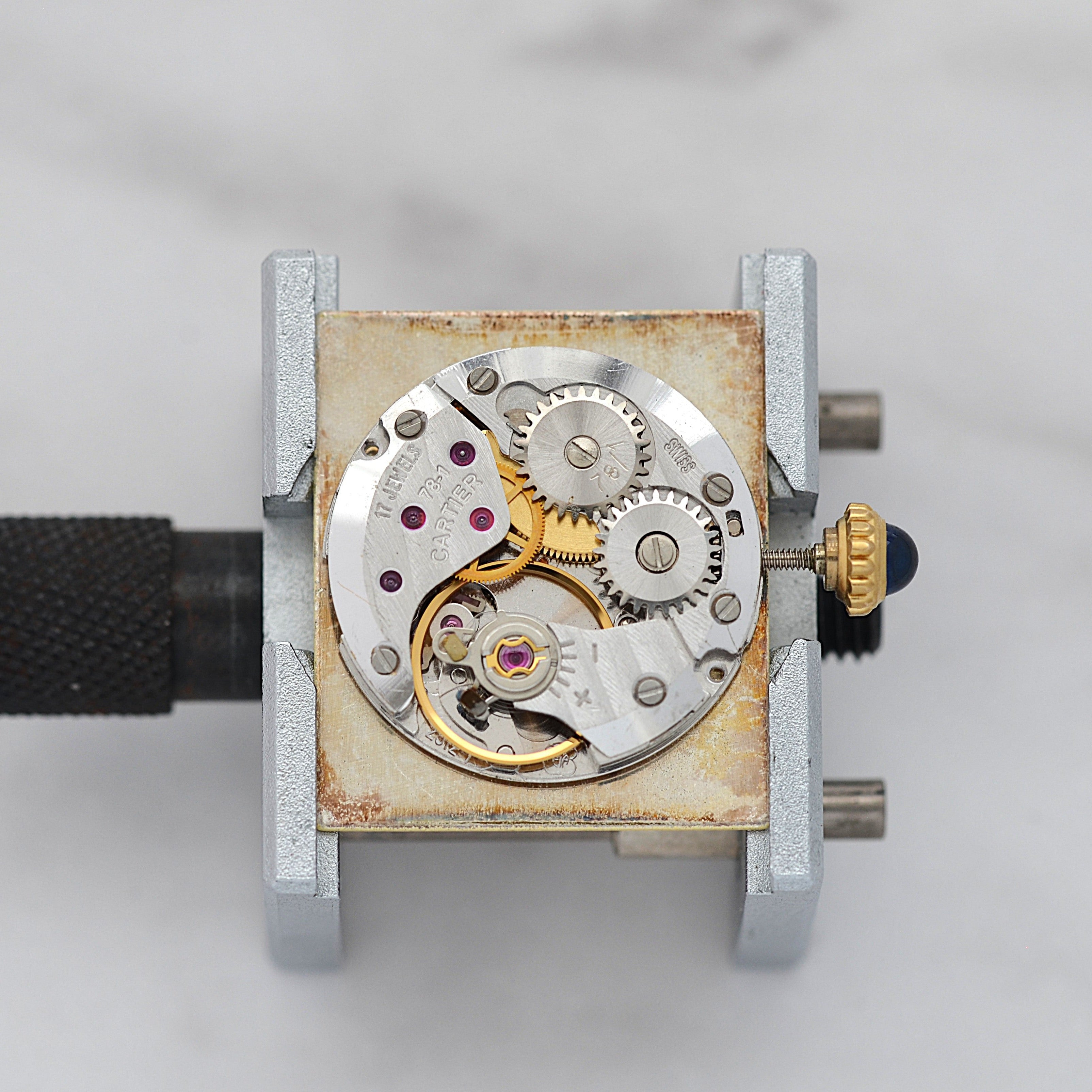 【Cartier】カルティエ マストタンクLM アイボリーローマ 手巻き 付属品完備