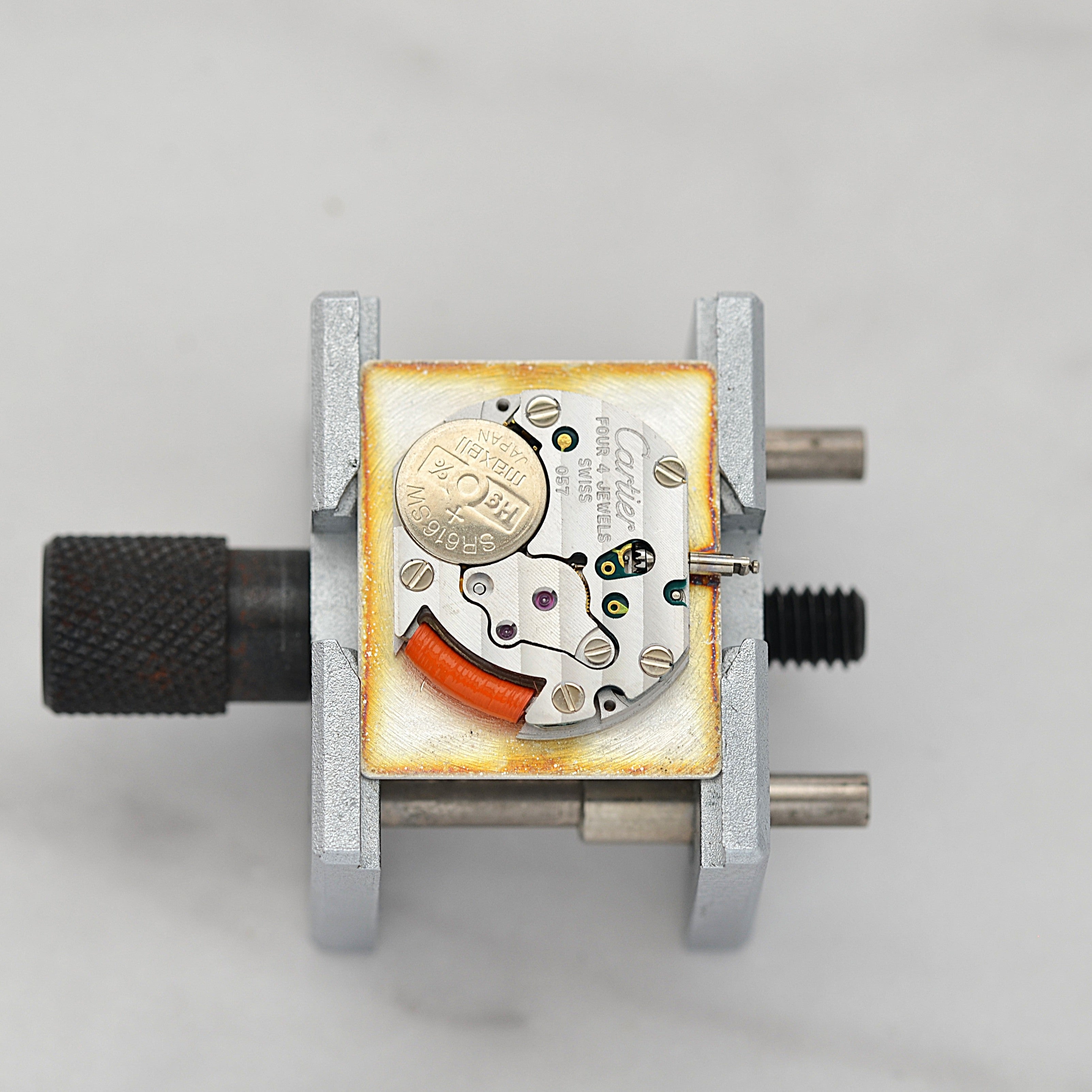 【Cartier】カルティエ マストタンクSM 後期型 飛びローマ 純正Dバックル付き