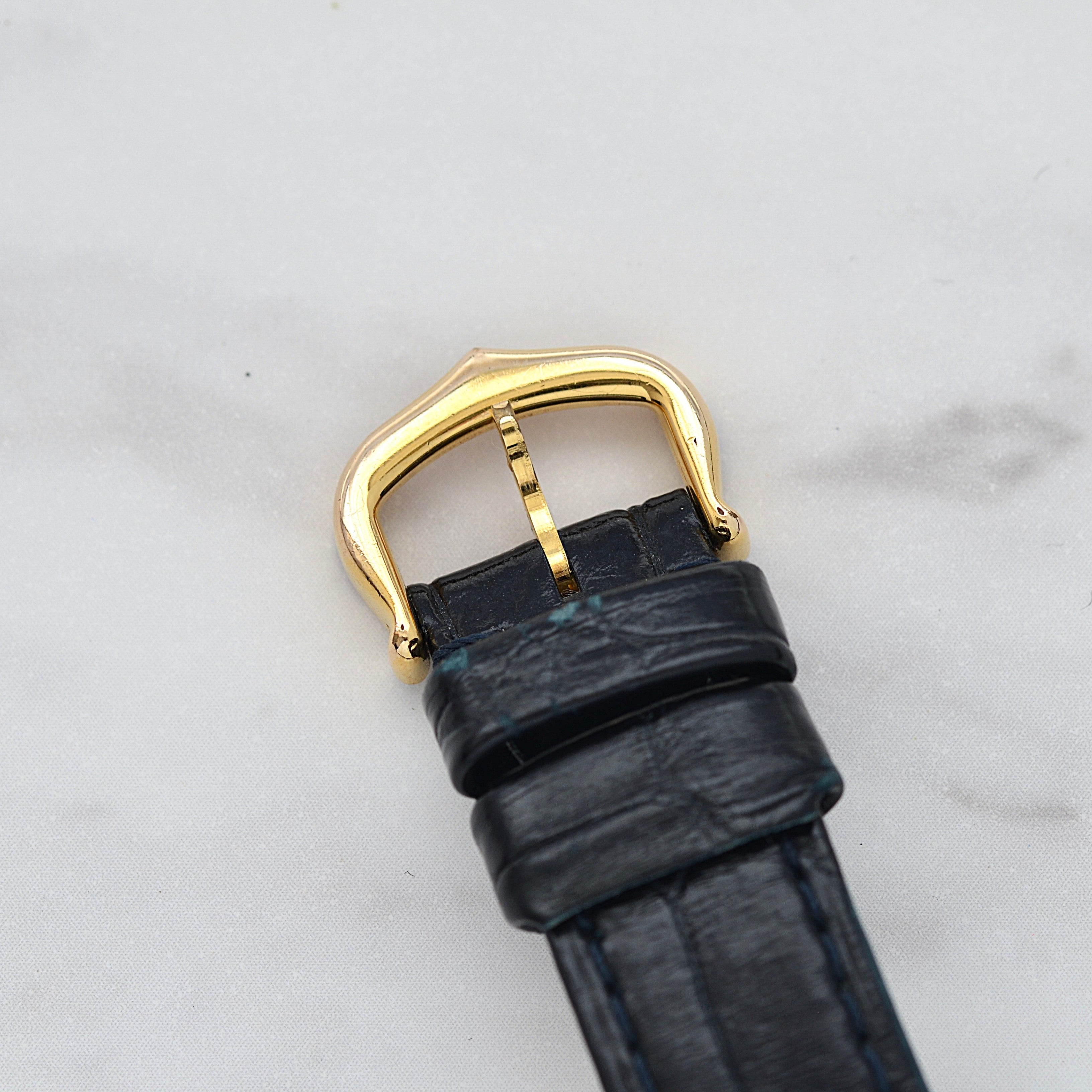 【Cartier】カルティエ マストタンクSM アイボリーローマQZ SWISS MADE 表記 純正尾錠付き