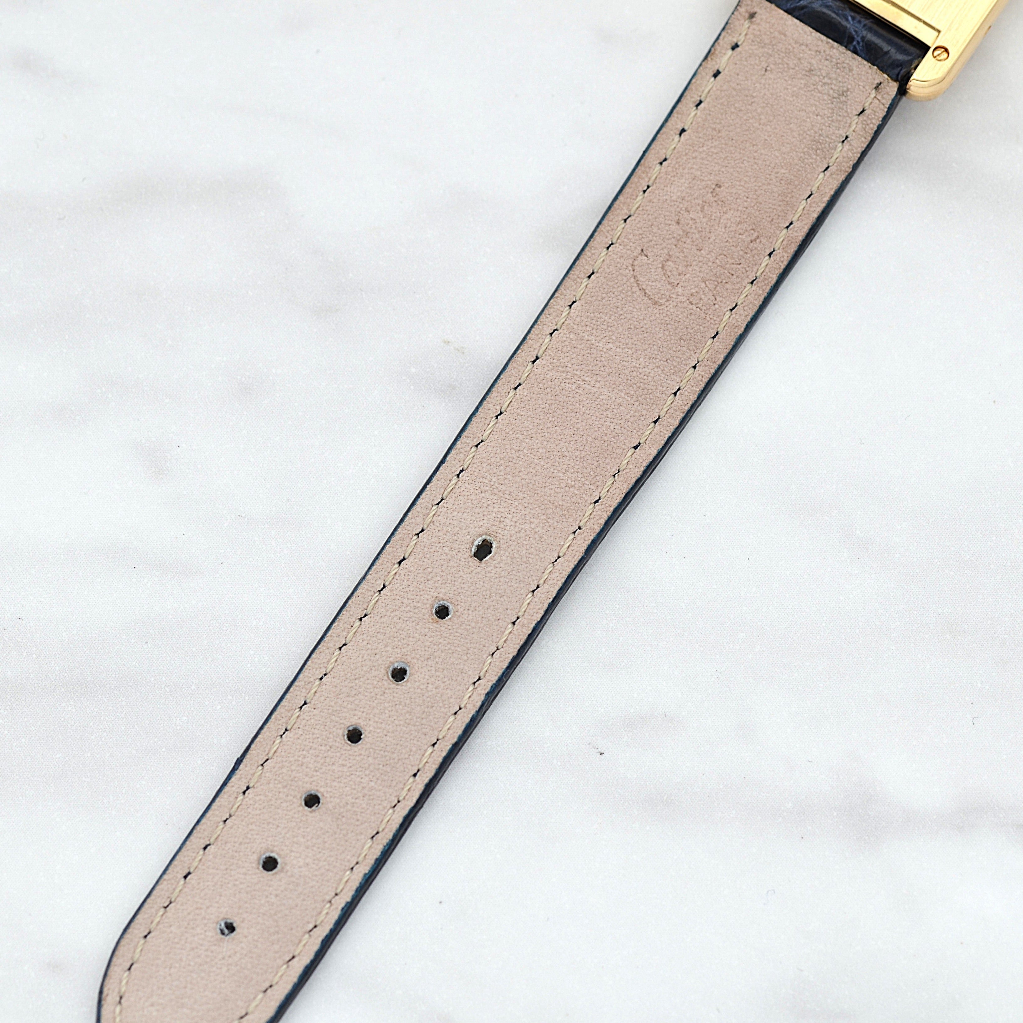 【Cartier】カルティエ タンクルイカルティエSM 18KYG カルティエコンプリートサービス済み