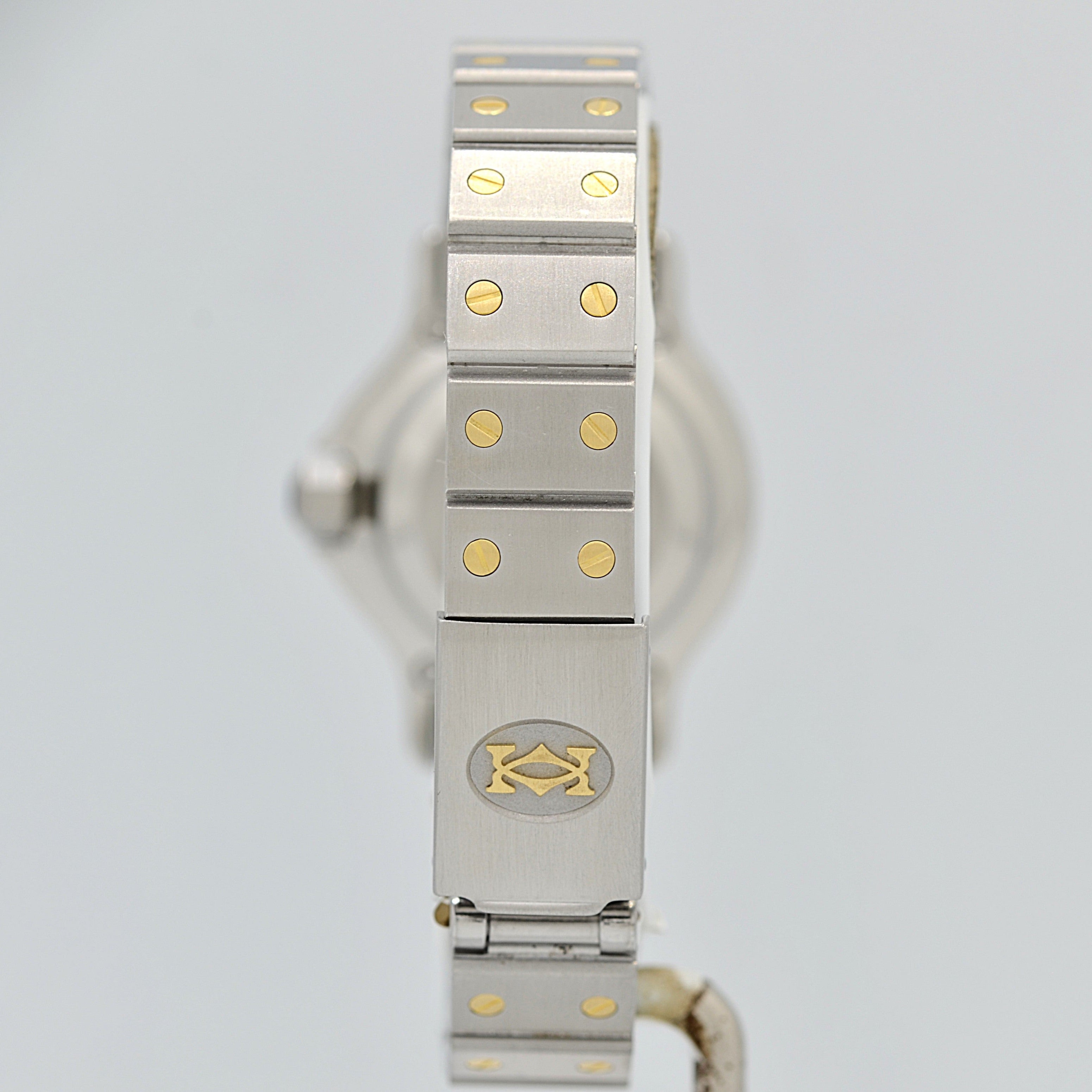 【Cartier】カルティエ サントスオクタゴンSM 18KYG×SS 永久保証書付き