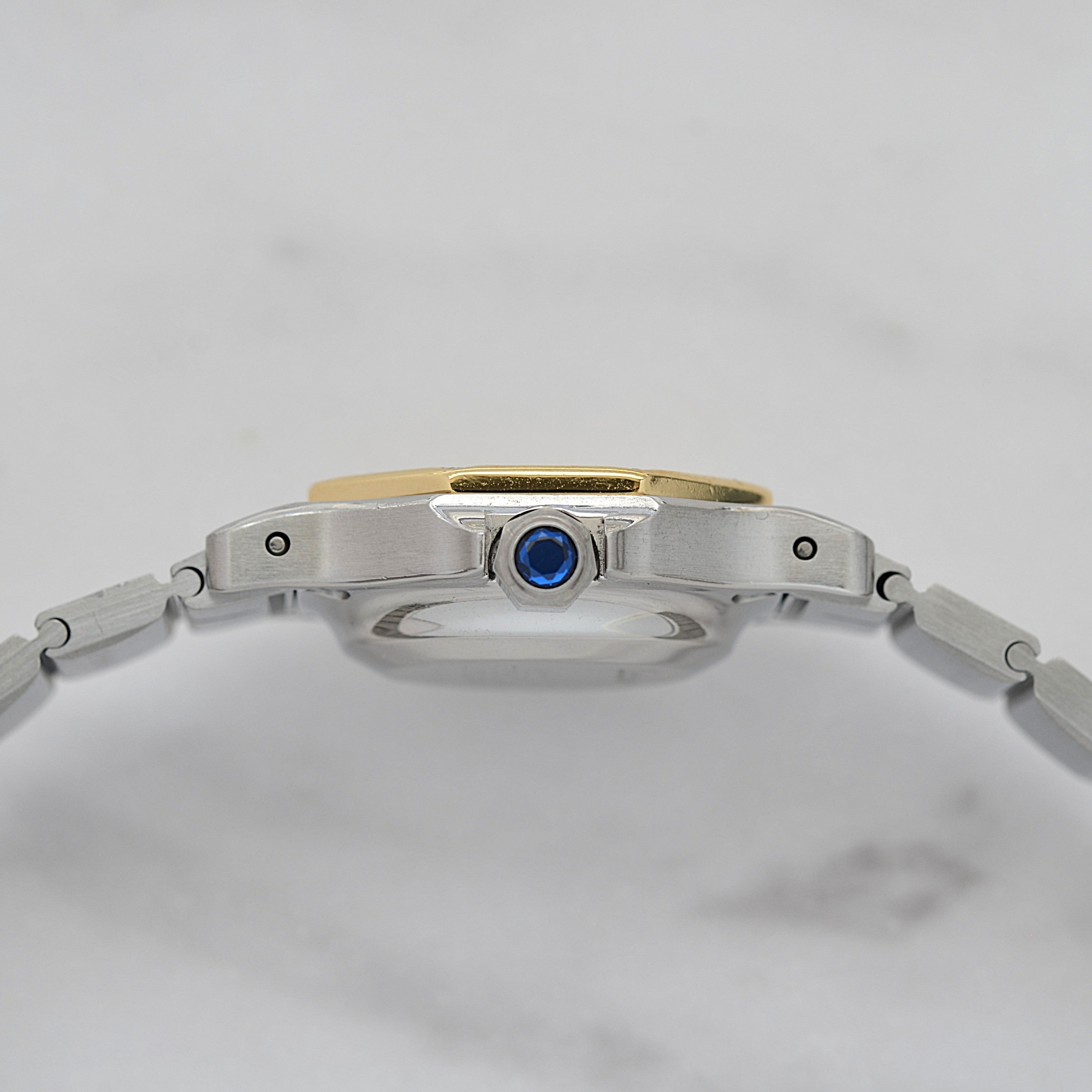 【Cartier】カルティエ サントスオクタゴンSM 18KYG×SS 永久保証書付き