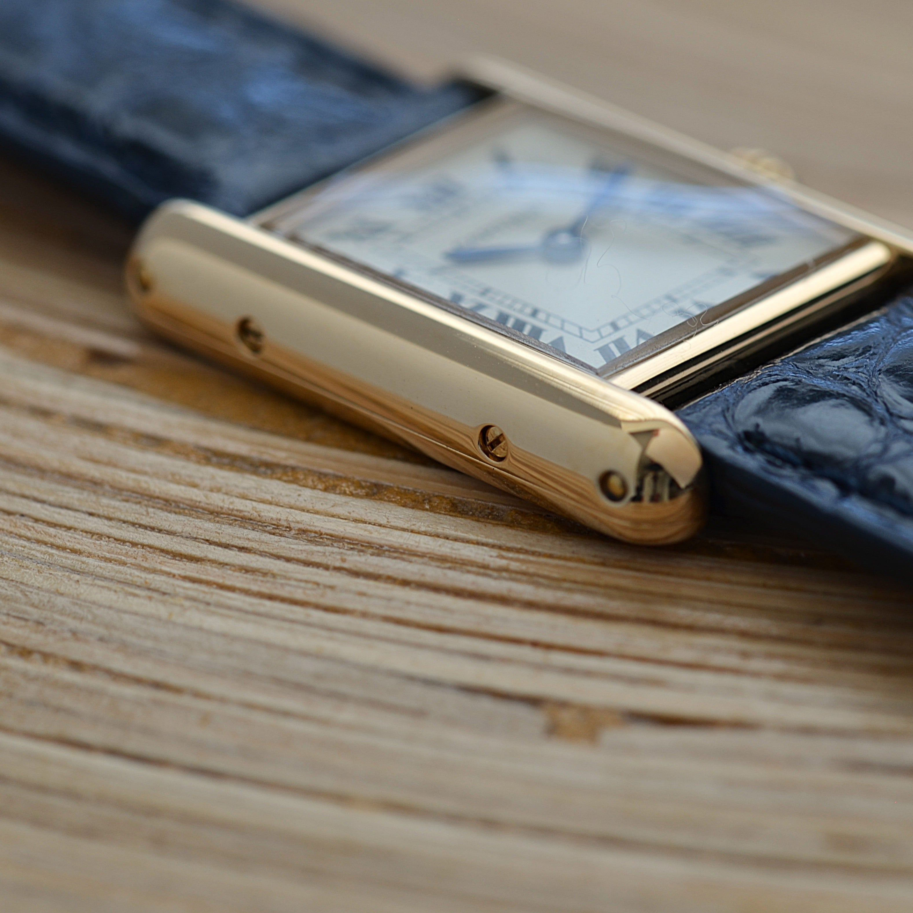 【Cartier】カルティエ タンクルイカルティエSM 18KYG カルティエコンプリートサービス済み