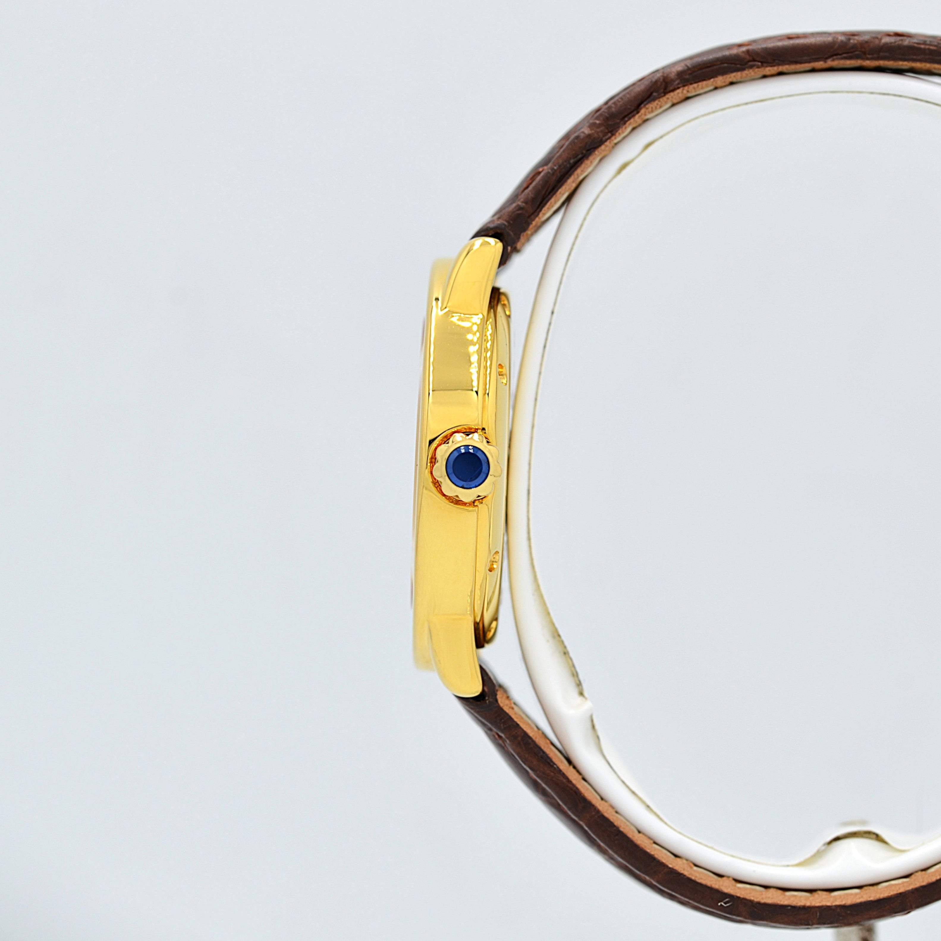 [Cartier] Cartier Must Ronde SM Ivory Roman with Genuine Buckle