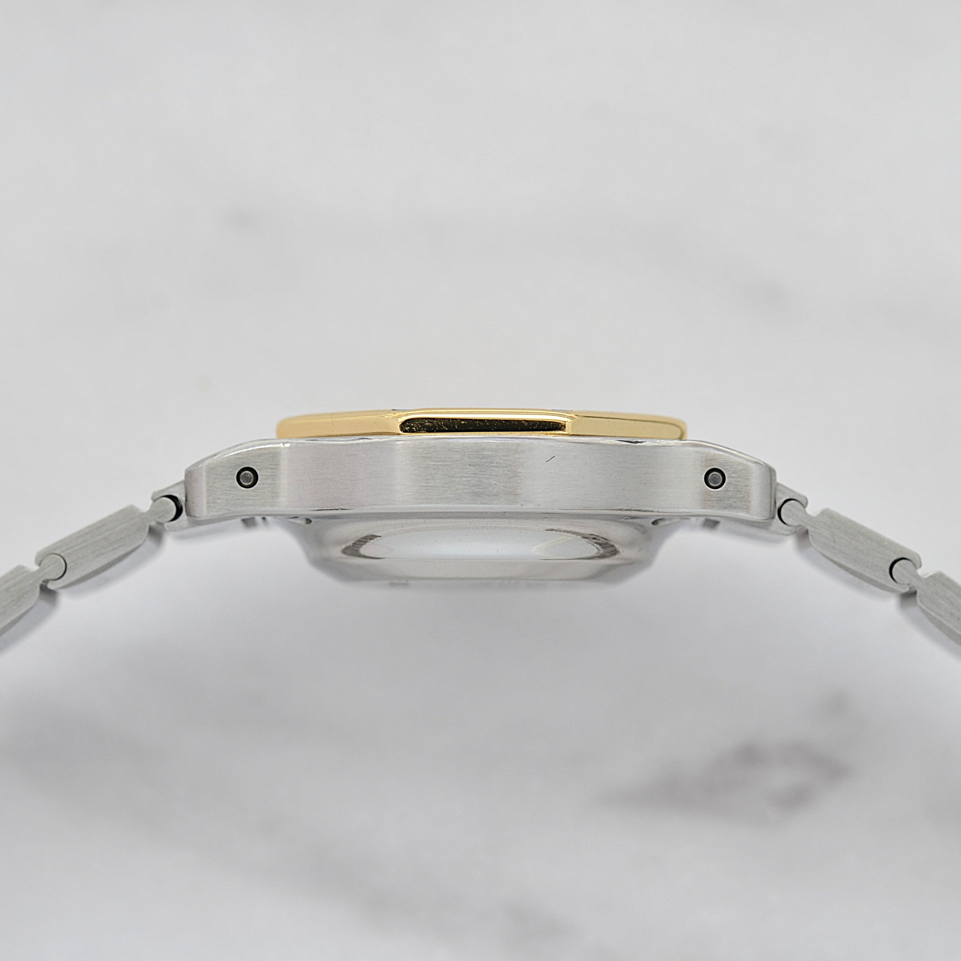 【Cartier】カルティエ サントスオクタゴンSM 18KYG×SS 永久保証書付き