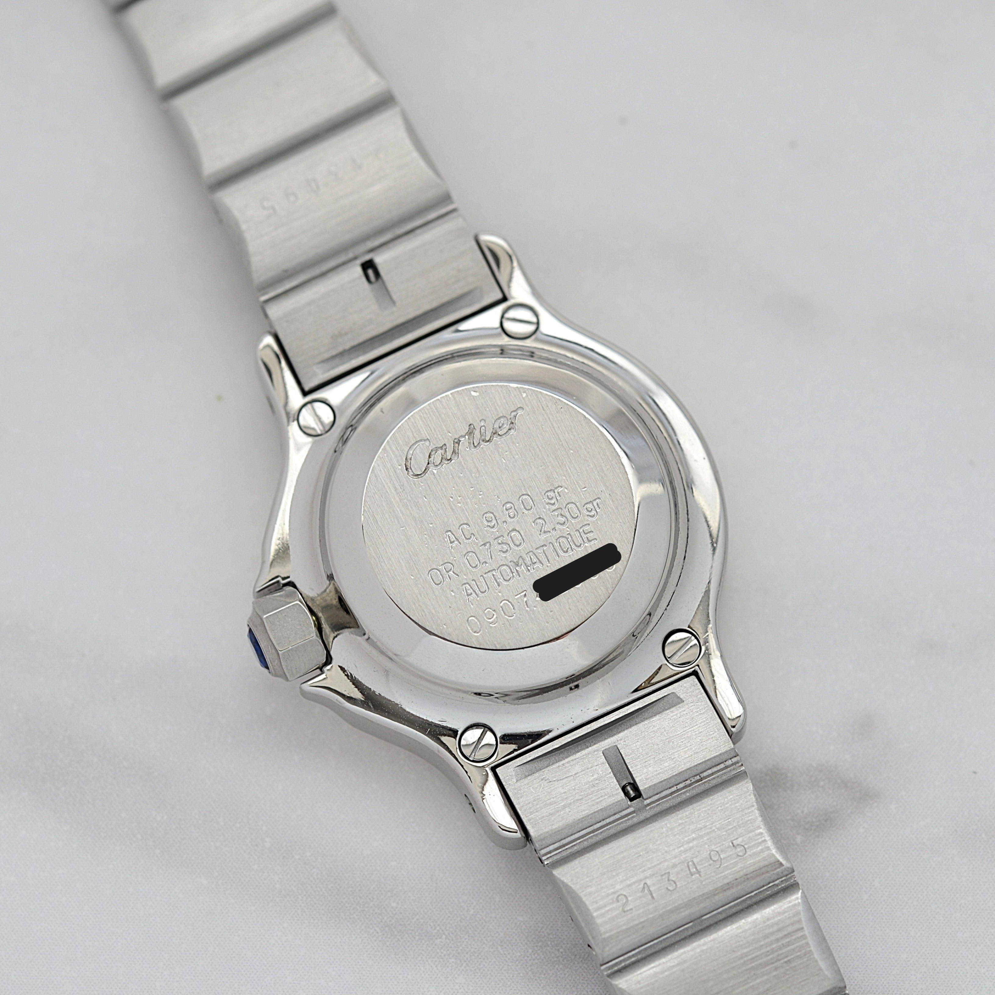 【Cartier】カルティエ サントスオクタゴンSM 18KYG×SS 永久保証書付き