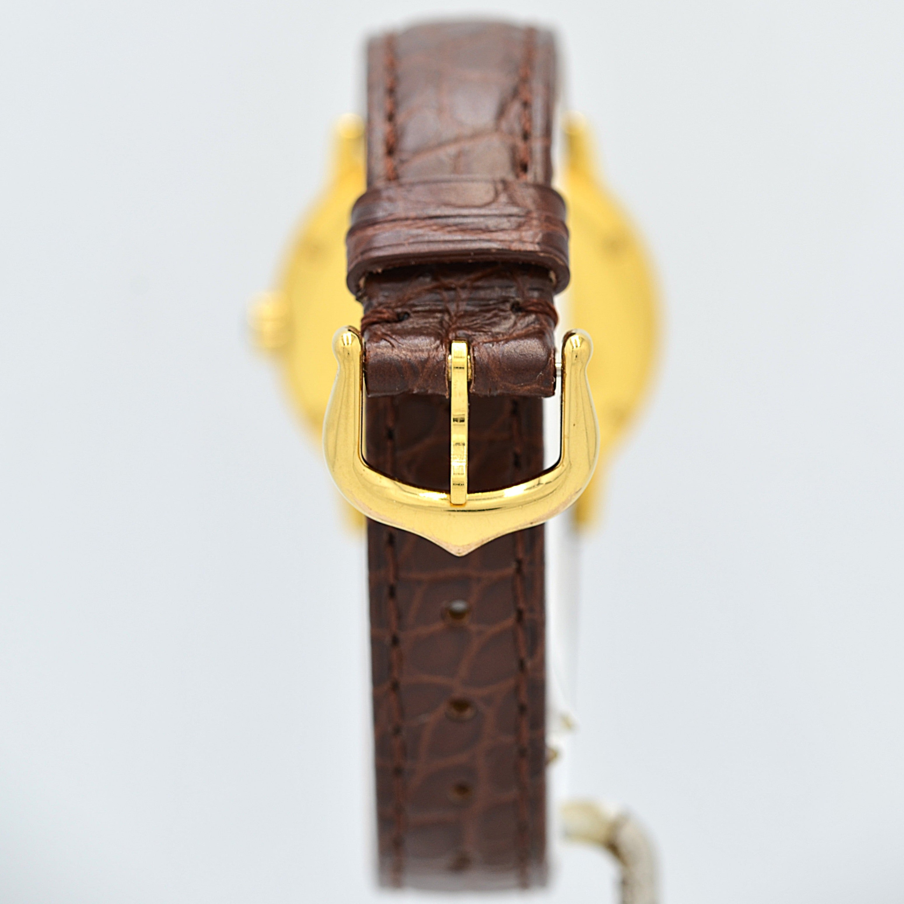 [Cartier] Cartier Must Ronde SM Ivory Roman with Genuine Buckle