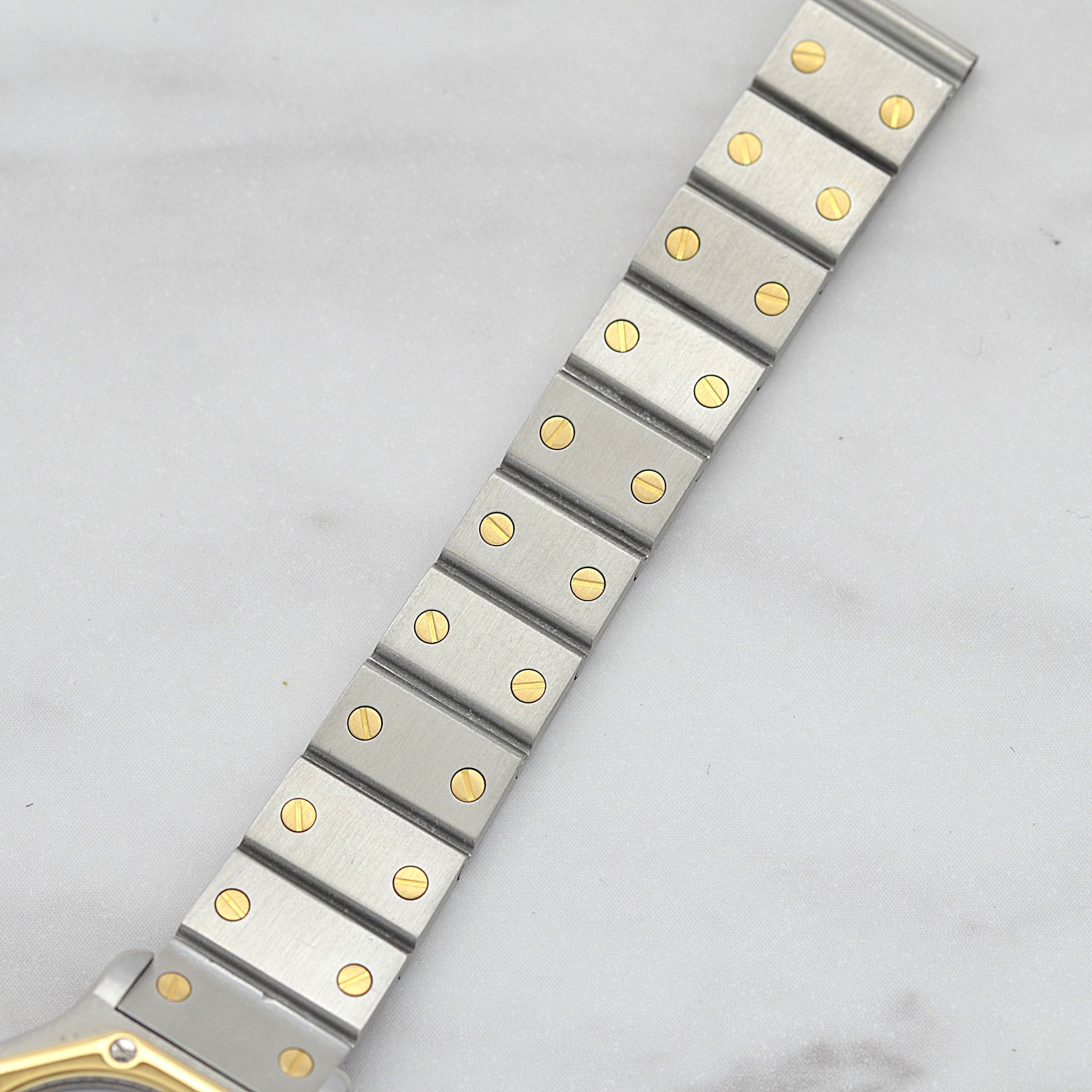 【Cartier】カルティエ サントスオクタゴンSM 18KYG×SS 永久保証書付き