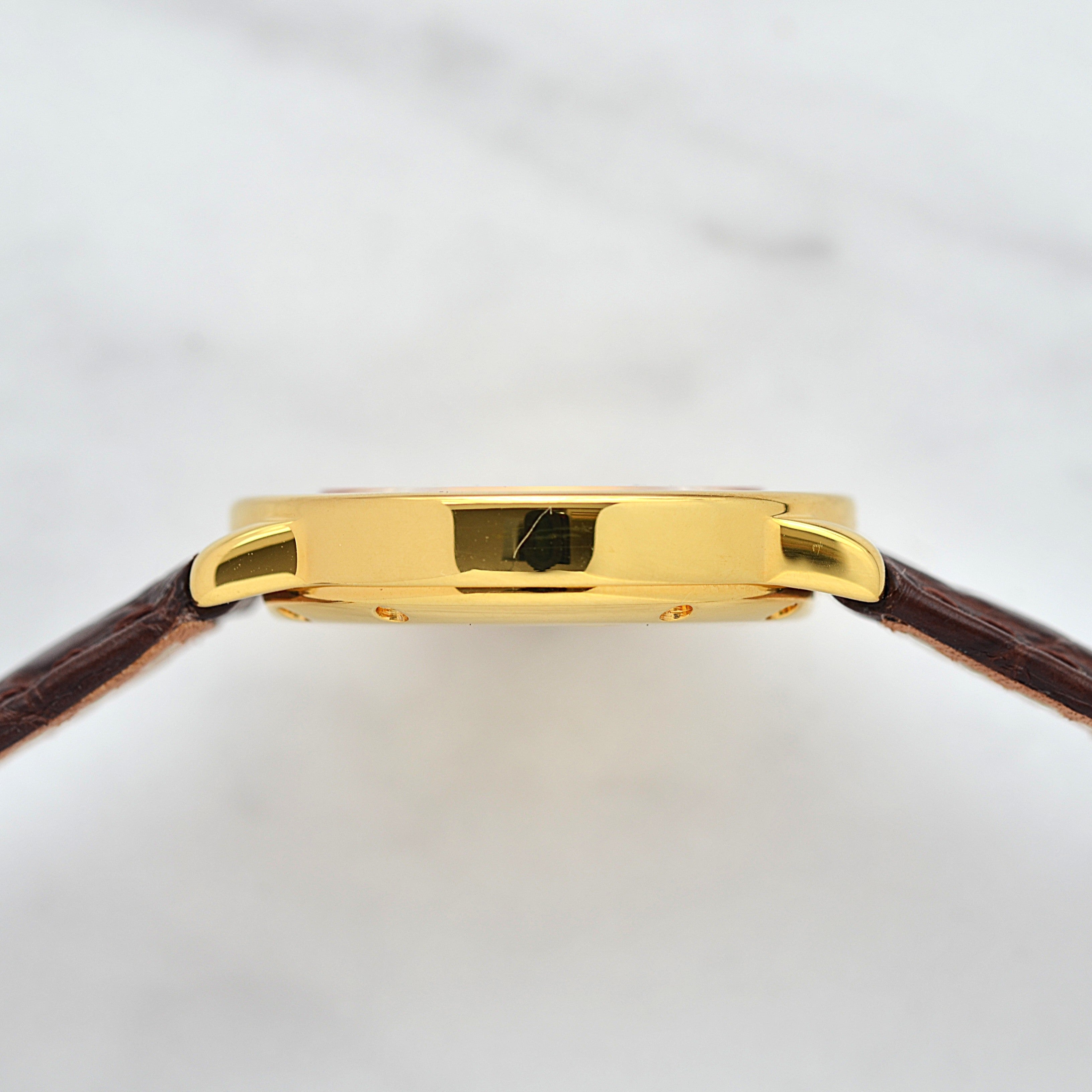 [Cartier] Cartier Must Ronde SM Ivory Roman with Genuine Buckle