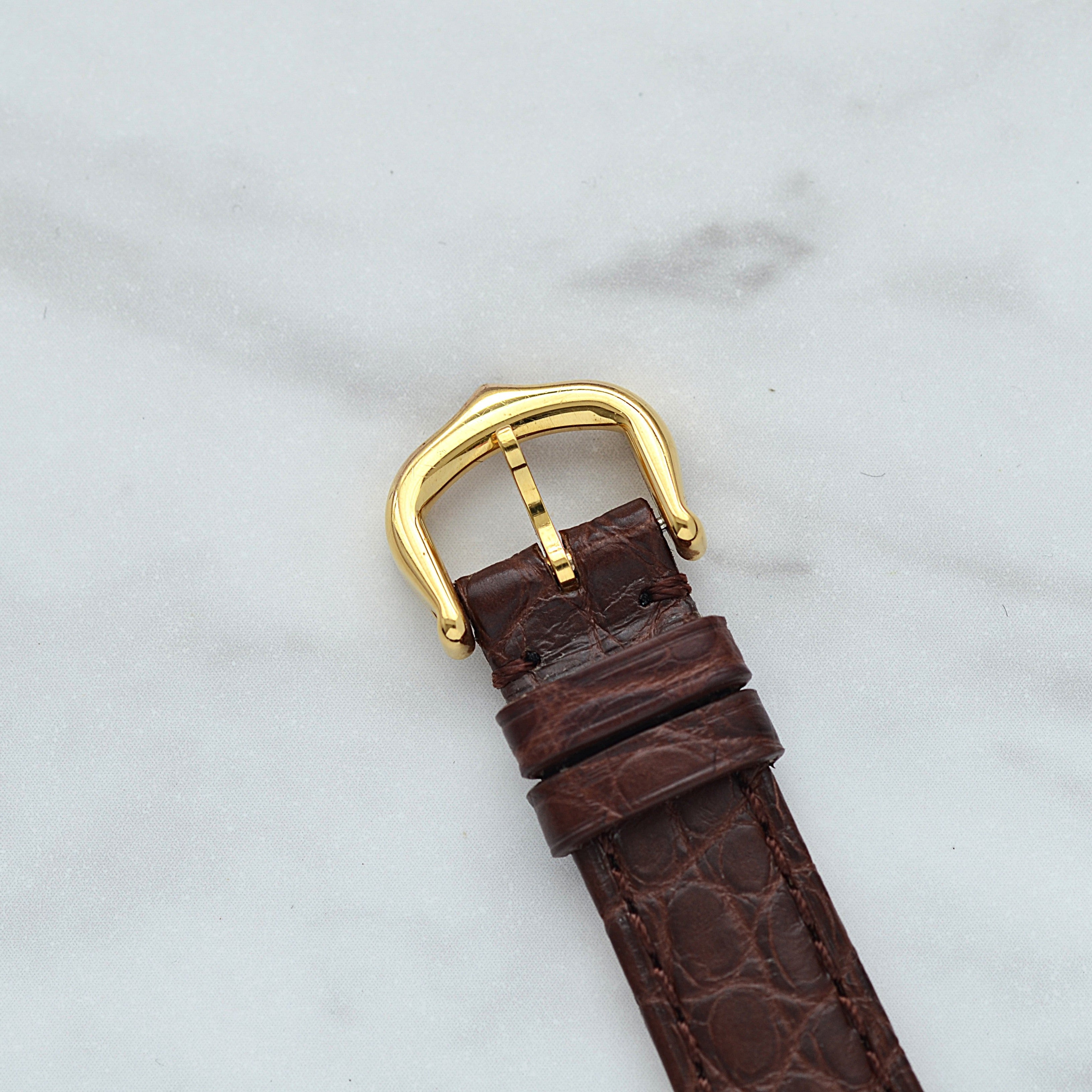 [Cartier] Cartier Must Ronde SM Ivory Roman with Genuine Buckle