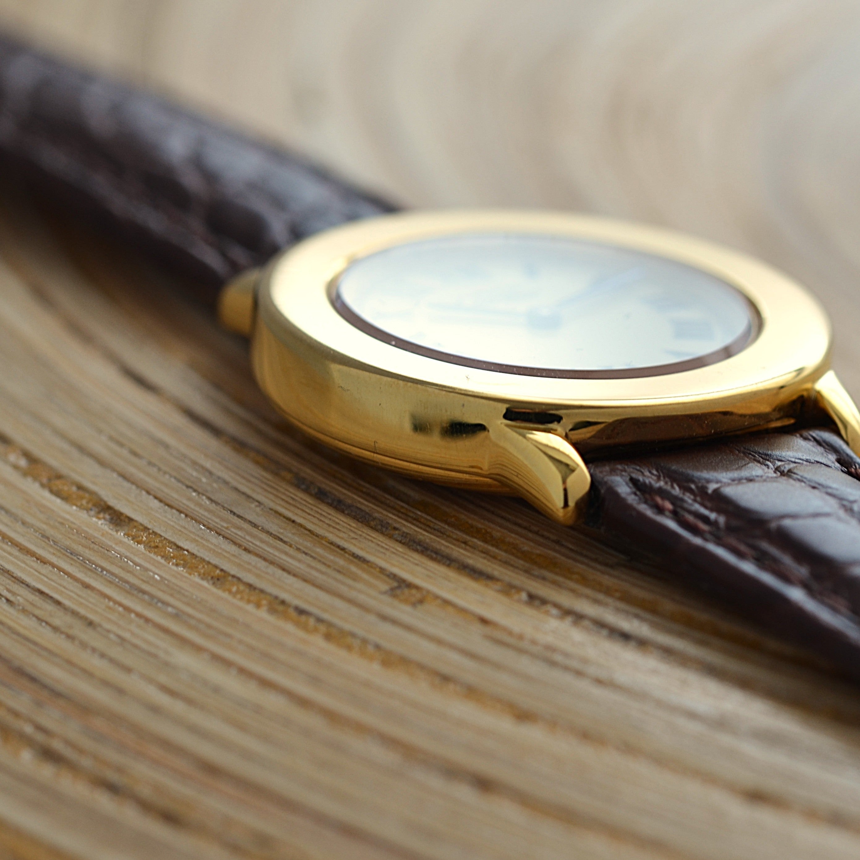 [Cartier] Cartier Must Ronde SM Ivory Roman with Genuine Buckle