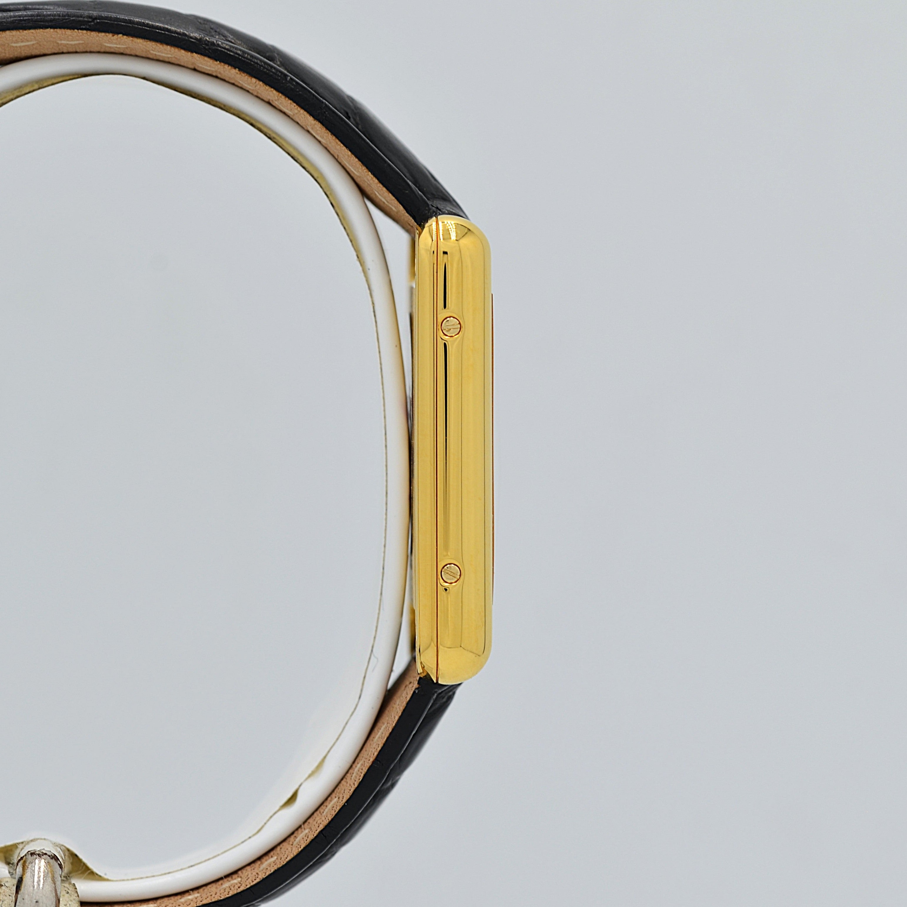 【Cartier】カルティエ マストタンクLM 飛びアラビア 付属品完備 カルティエコンプリートサービス済み