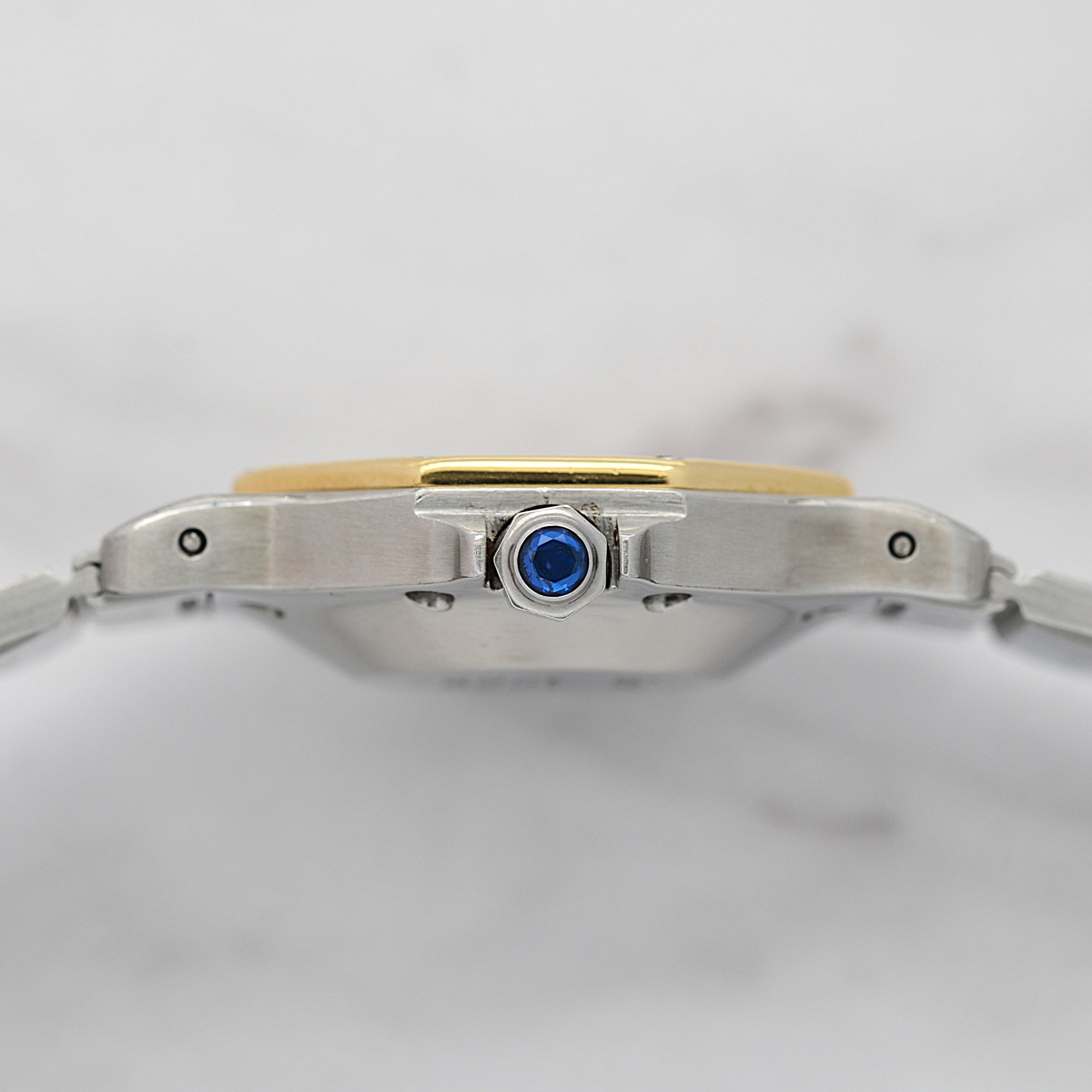 【Cartier】カルティエ サントスオクタゴンLM 18KYG×SS SWISS MADE 表記