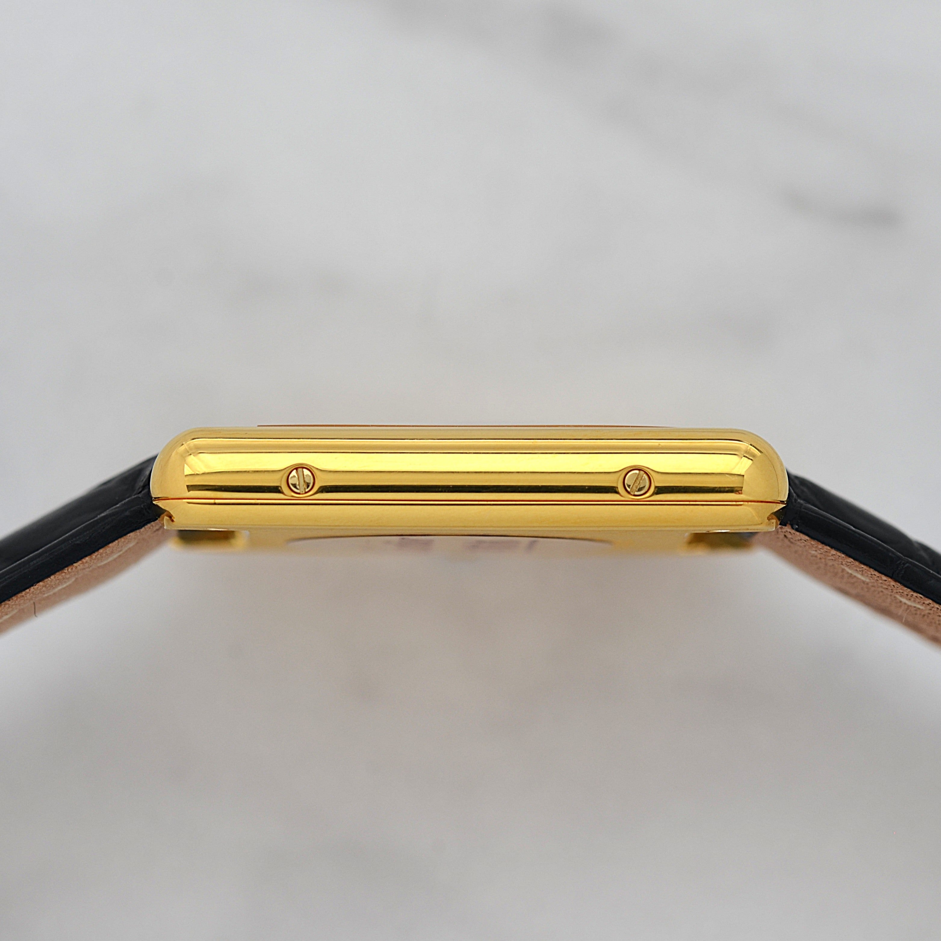 【Cartier】カルティエ マストタンクLM 飛びアラビア 付属品完備 カルティエコンプリートサービス済み