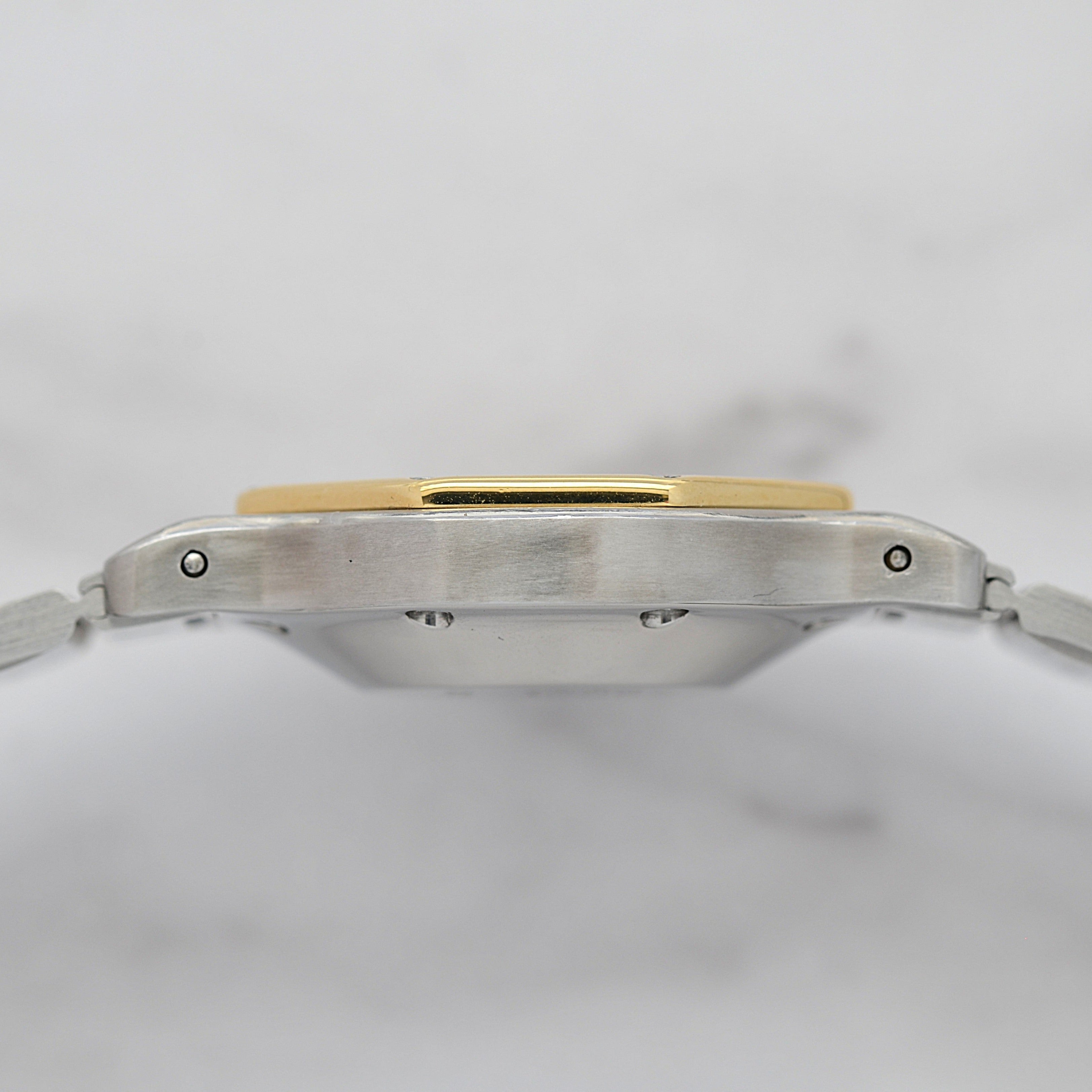 【Cartier】カルティエ サントスオクタゴンLM 18KYG×SS SWISS MADE 表記