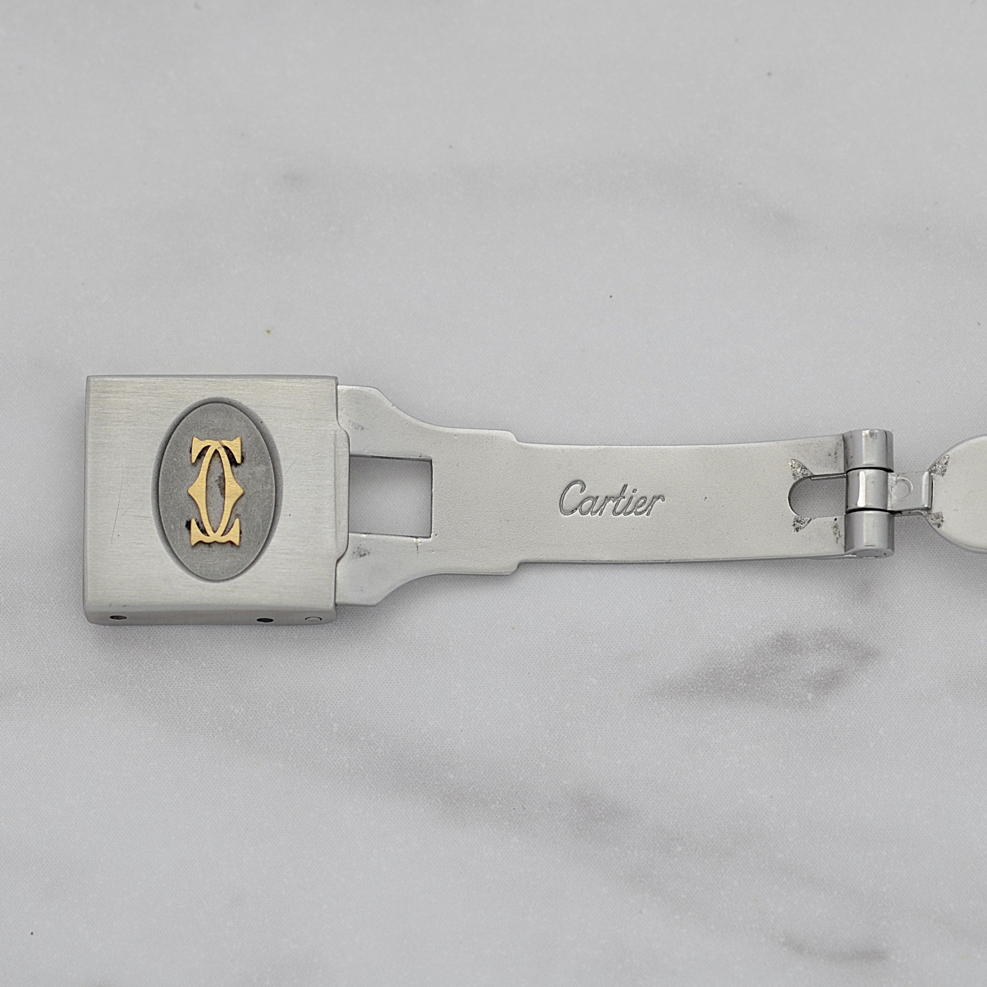 【Cartier】カルティエ サントスオクタゴンLM 18KYG×SS SWISS MADE 表記