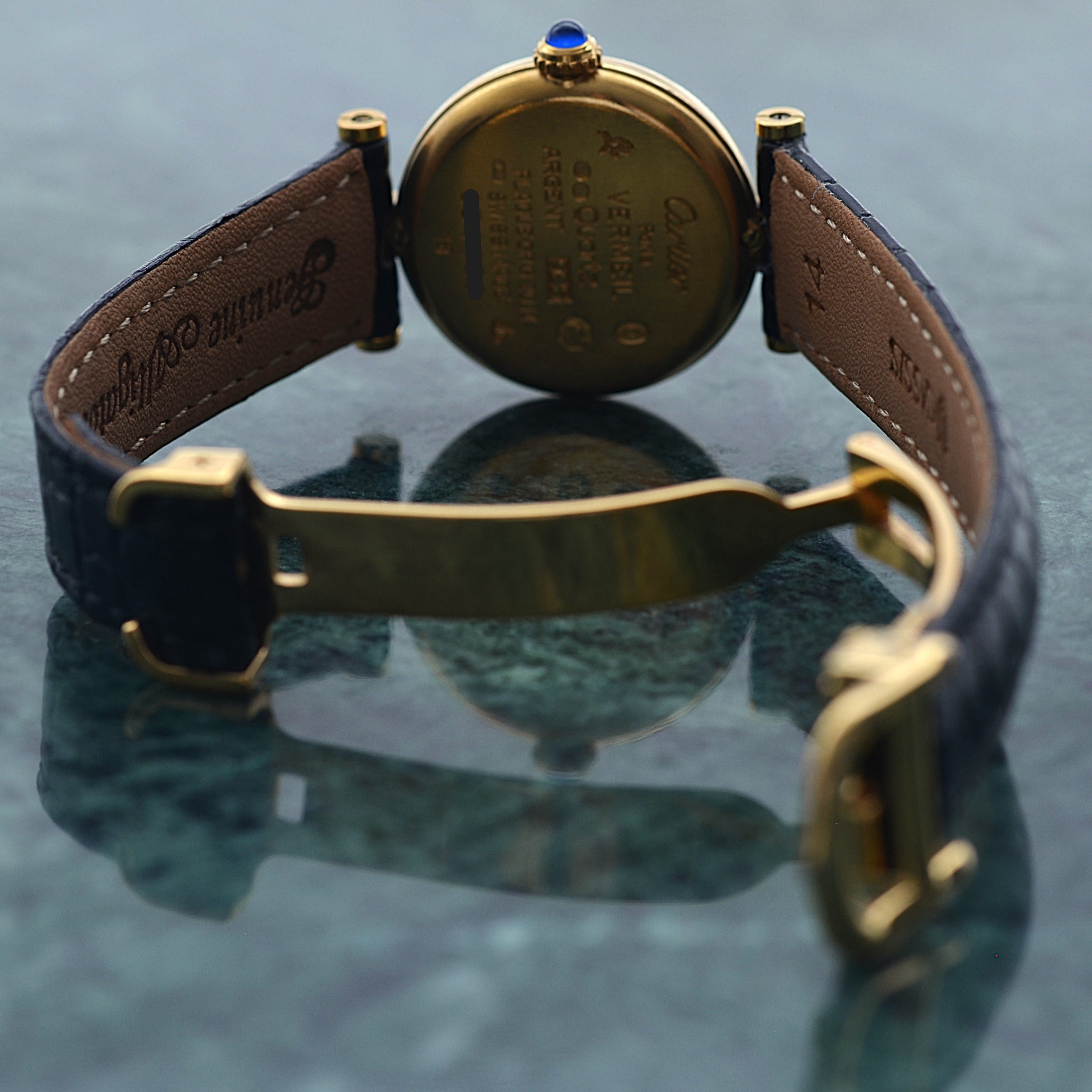 Cartierマストヴァンドーム アイボリー文字盤 QZ/カルティエ/SV925 Cartierマストヴァンドーム アイボリー文字盤 QZ/カルティエ