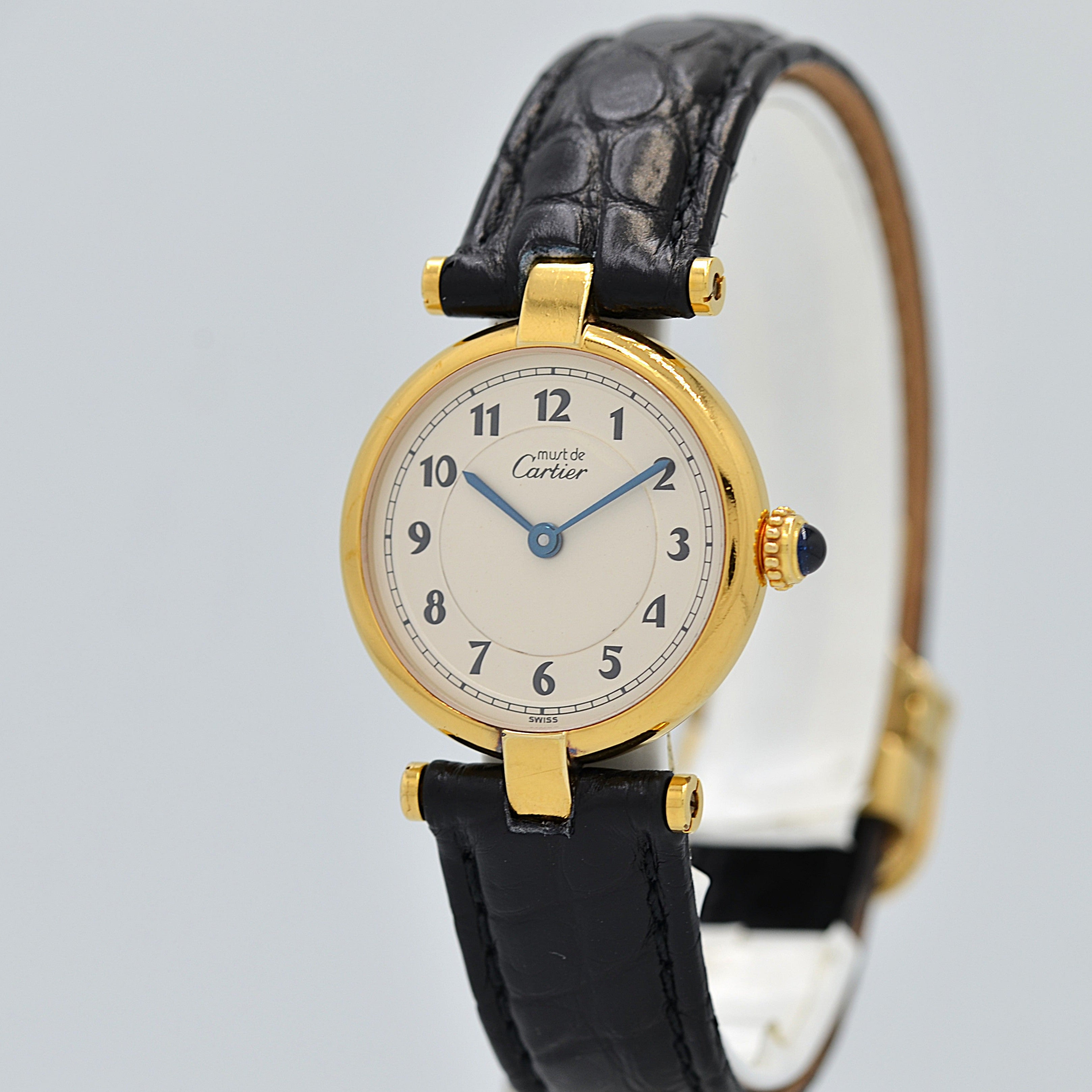 【Cartier】カルティエ マストヴァンドームSM アラビア 純正Dバックル付き