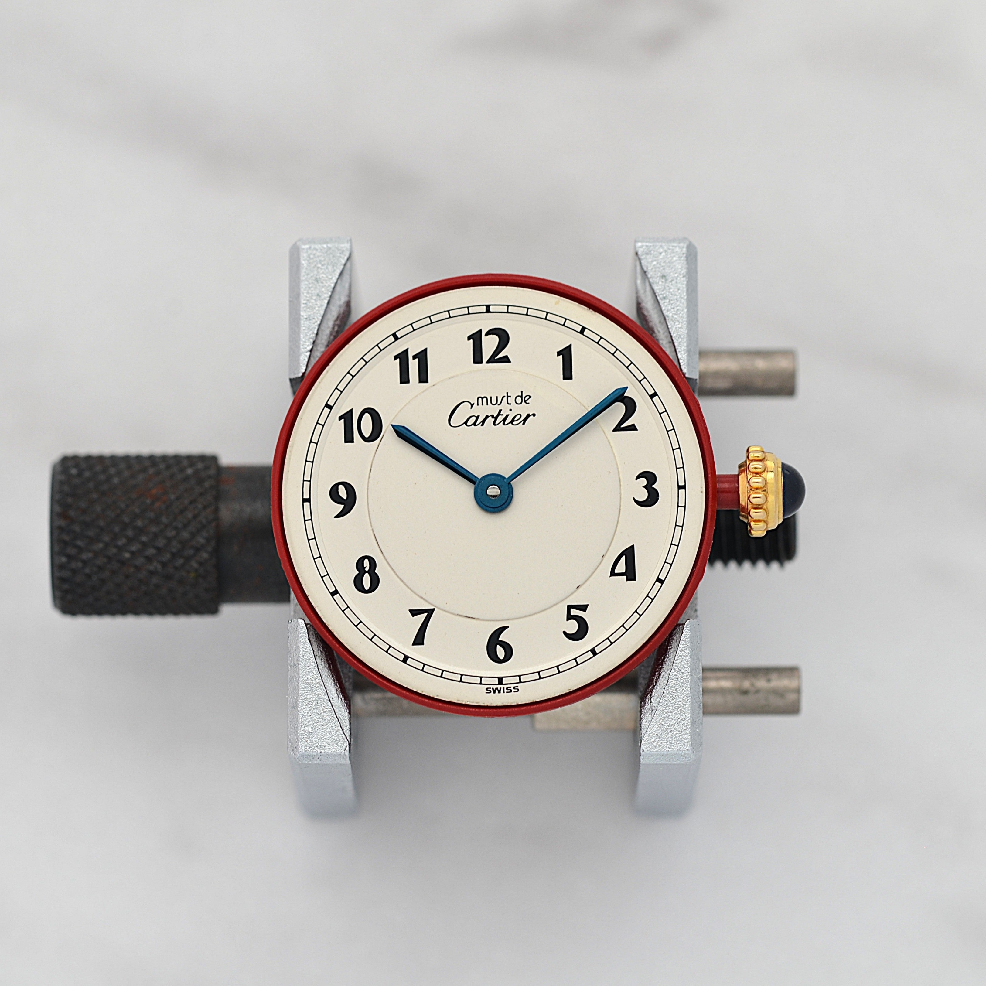 【Cartier】カルティエ マストヴァンドームSM アラビア 純正Dバックル付き