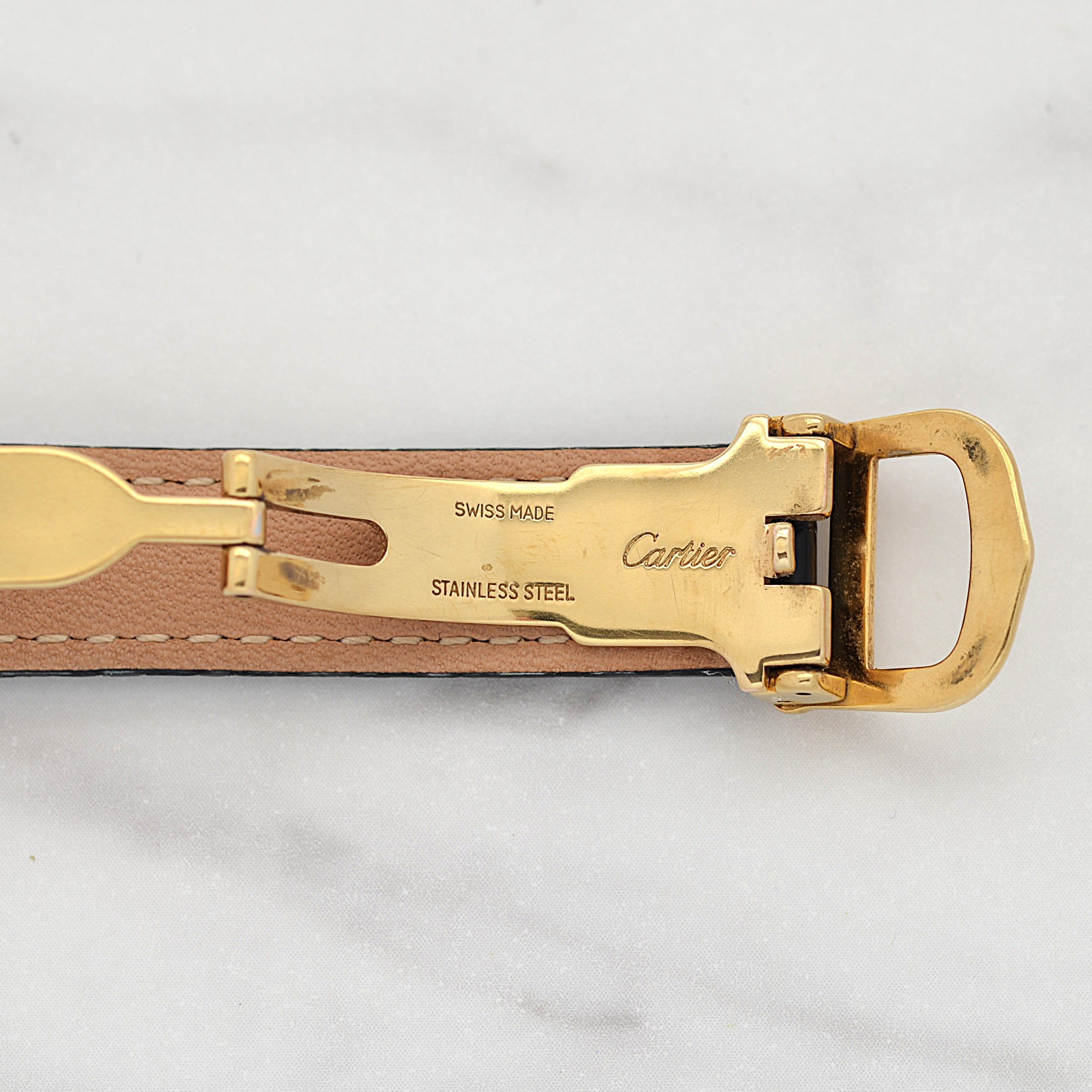 【Cartier】カルティエ マストヴァンドームSM アラビア 純正Dバックル付き